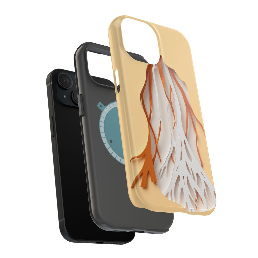 iPhone Mangrove Roots Paper Cut Art Slim Everyday Designer Case · iPhone Case