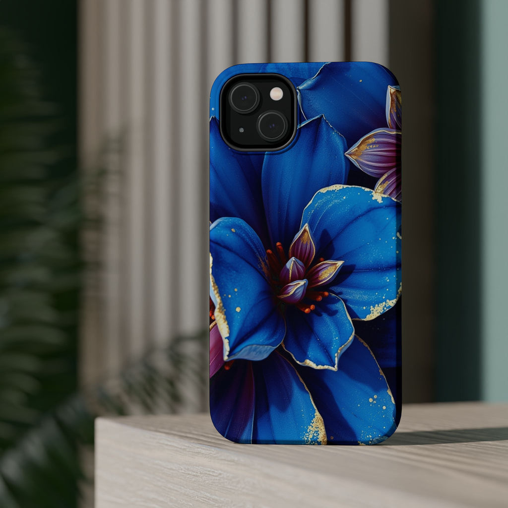 iPhone Floral Gold Foil Serene Design Slim Snap Case Ga · iPhone Case