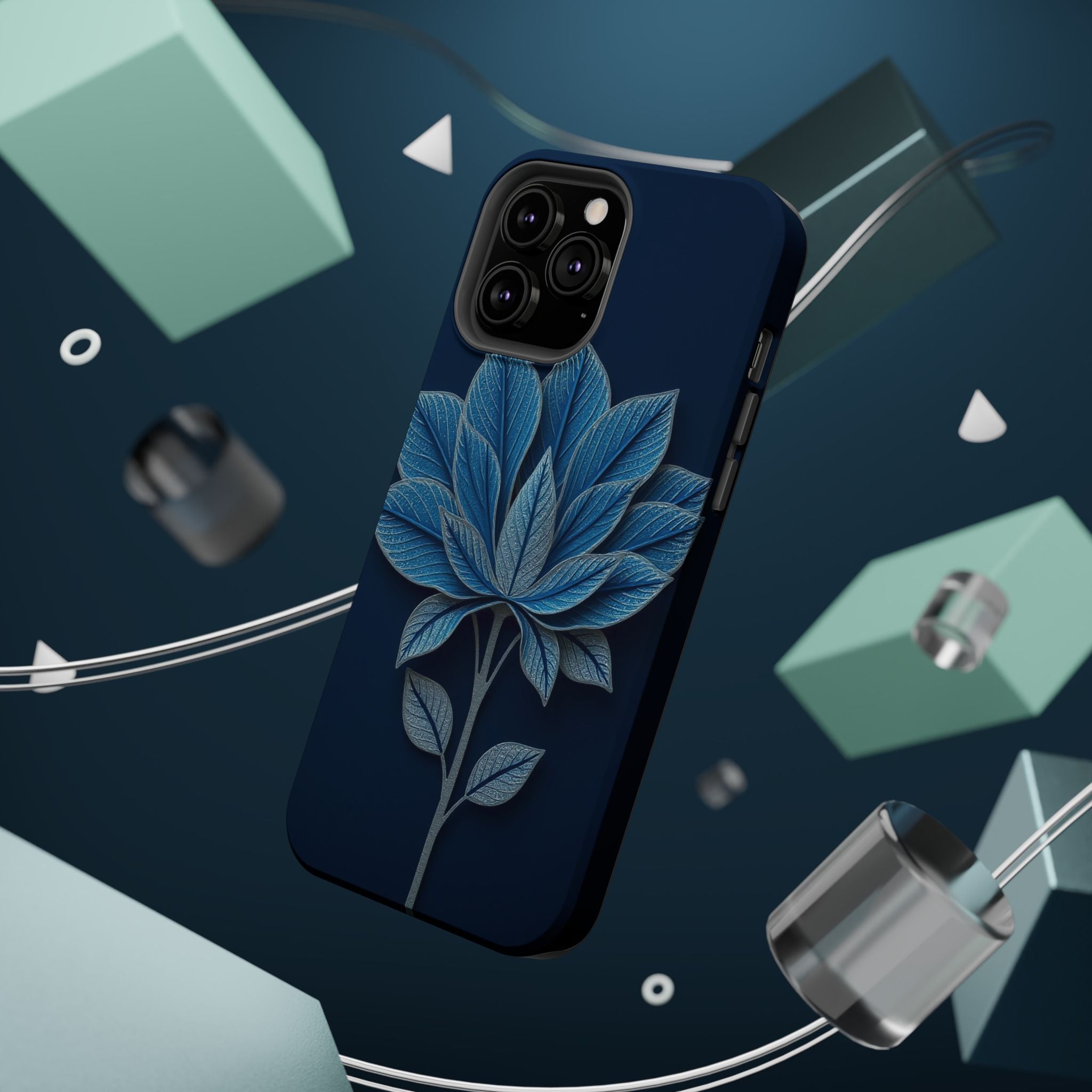 iPhone Night Bloomer Paper Cut Art Bold Modern Everyday Snap Case · iPhone Case