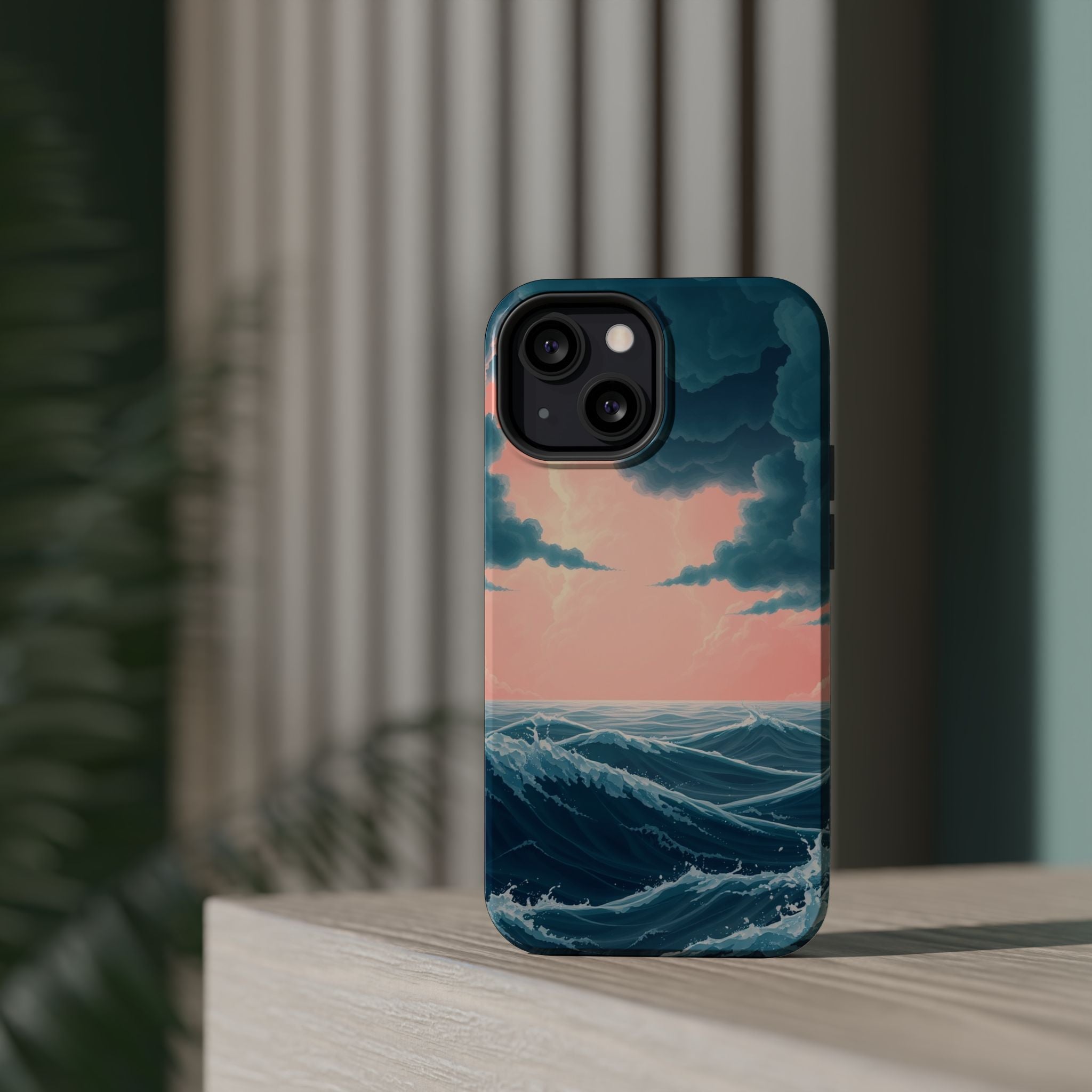 iPhone Storm at Sea 3D Digital Slim Everyday Designer Case · iPhone Case