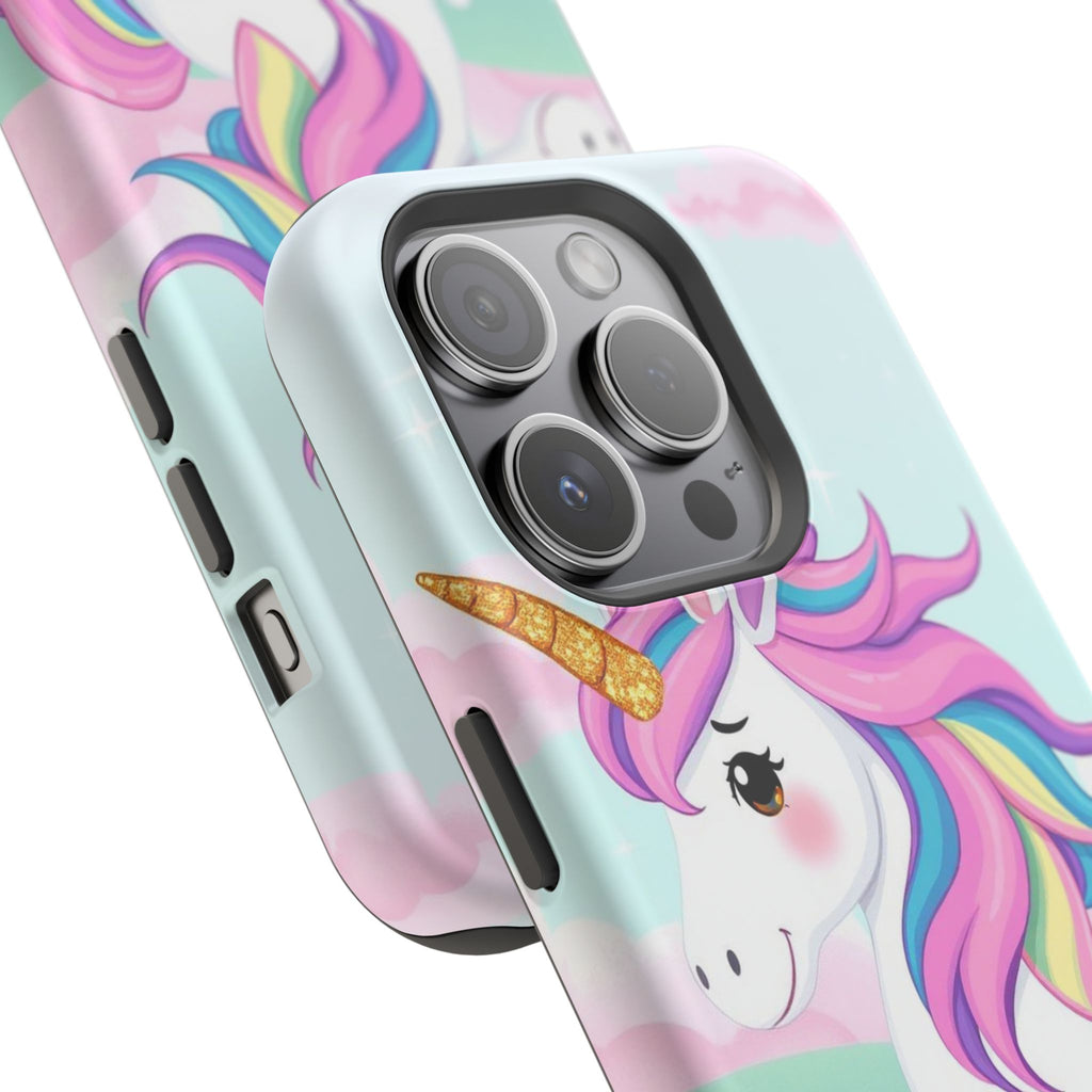 iPhone Rainbow Unicorn Kids Fun Soft iPhone Phone Case Gift Finish · iPhone Case