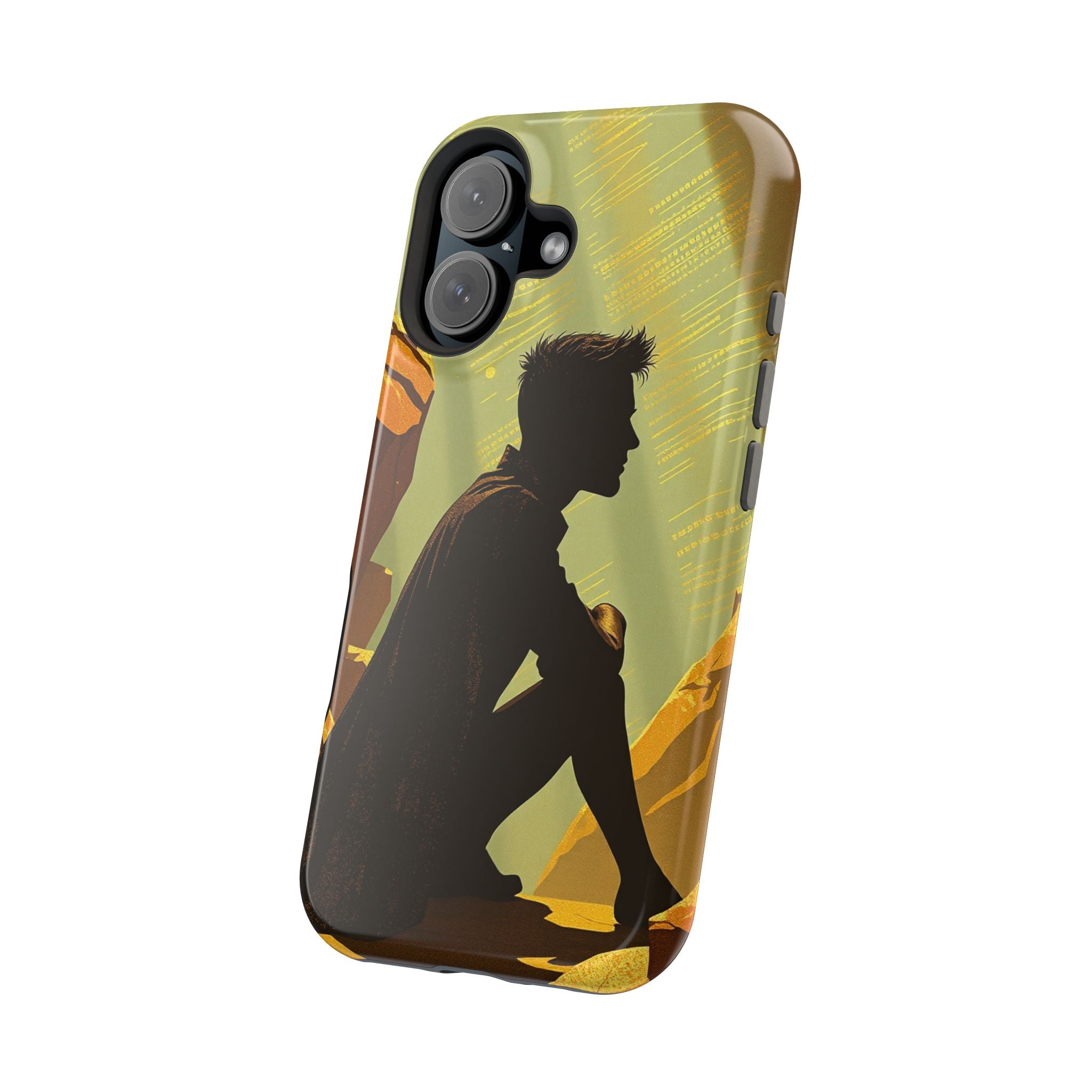 iPhone Mustard And Rust Overthinking Again Slim Everyday Designer Case · iPhone