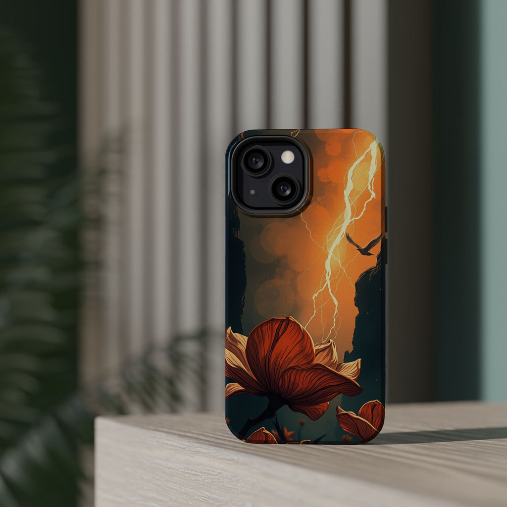 iPhone Vibrant Petal Storm Design Bold Modern Everyday Snap Case · iPhone Case