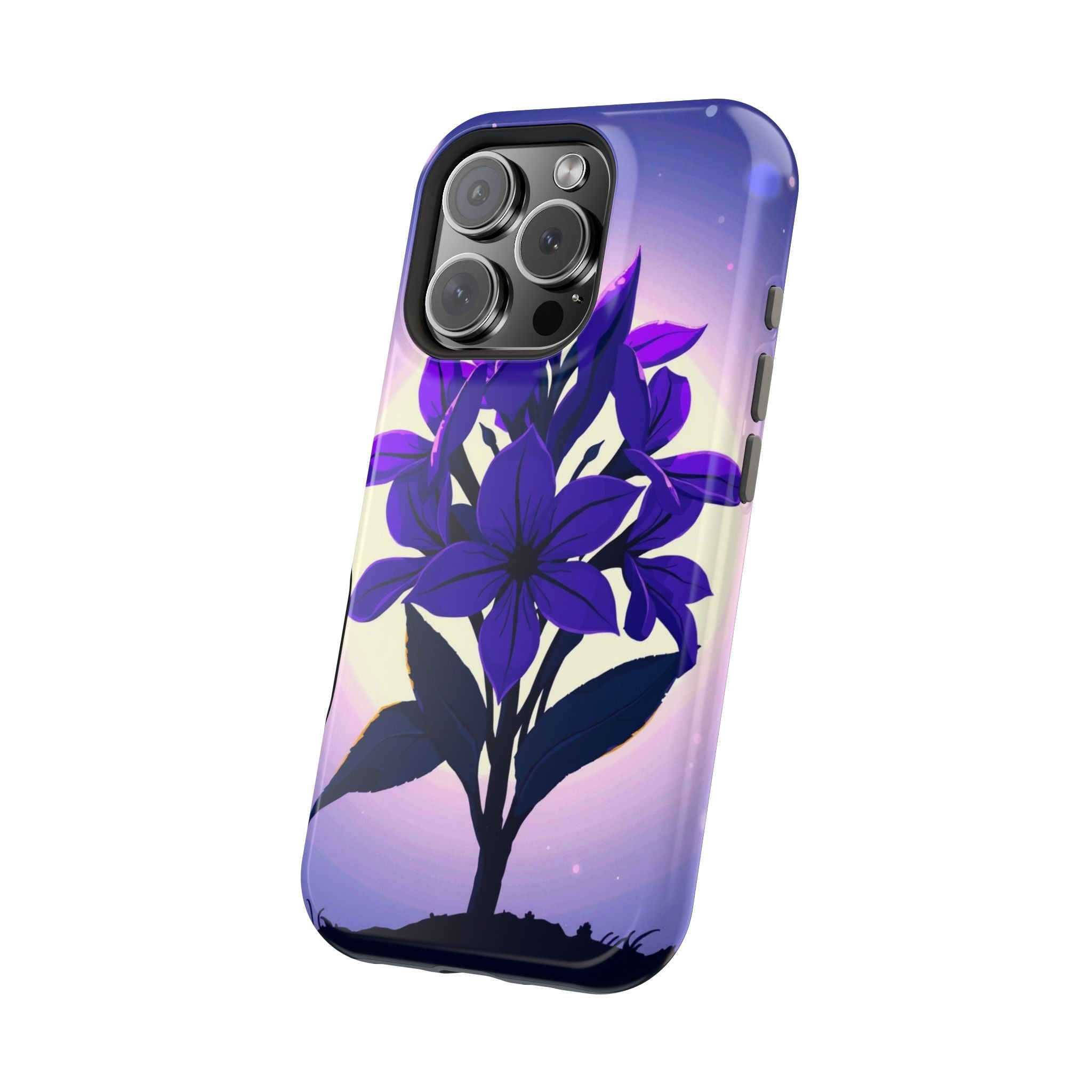 iPhone Floral Crown Mystic Art 13 Bold Modern Everyday Snap Case · iPhone Case