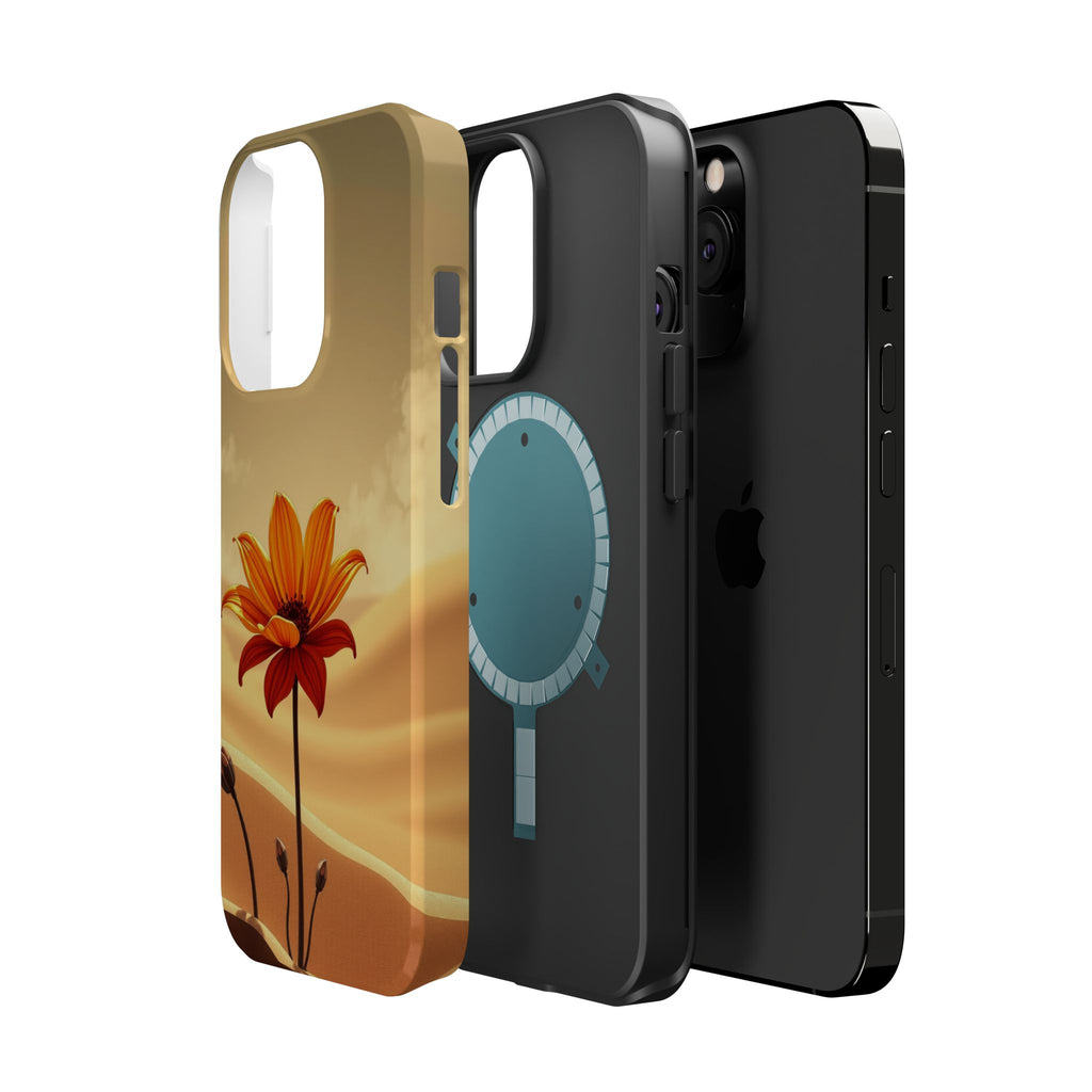 iPhone Neon Floral Dark Gothic Ink Bold Modern Everyday Snap Case · iPhone Case