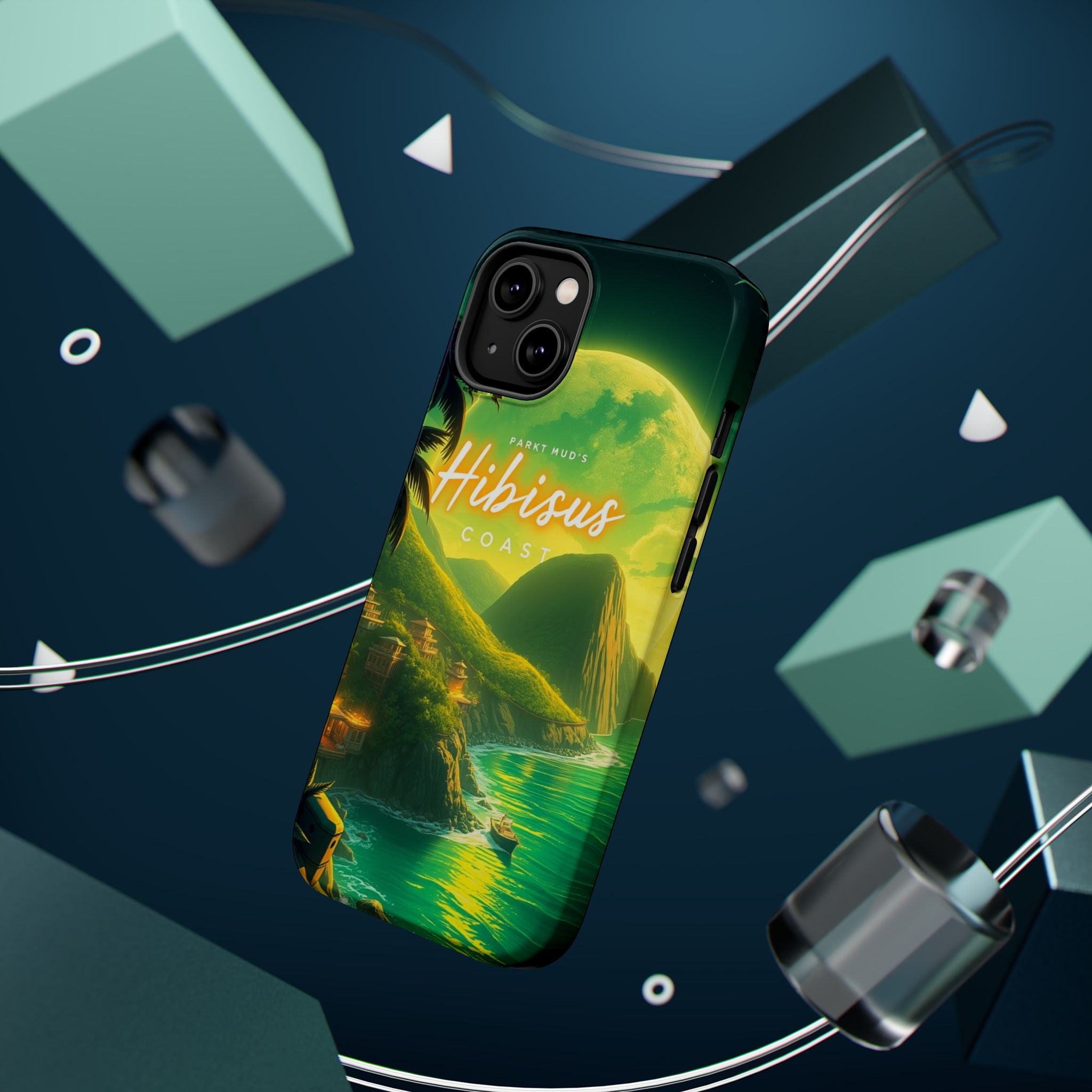 iPhone Dreamy Hibiscus Coast Design Slim Everyday Designer Case · iPhone Case