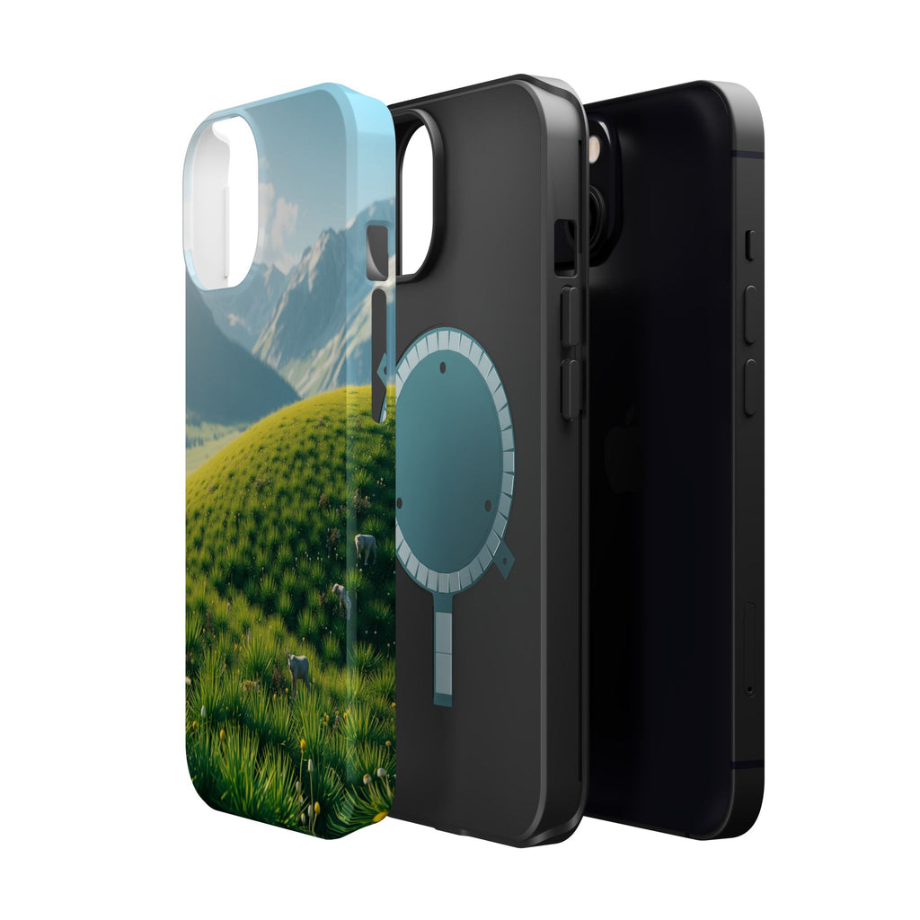 iPhone Vibrant Alpine Meadow Design Slim Everyday Designer Case · iPhone Case