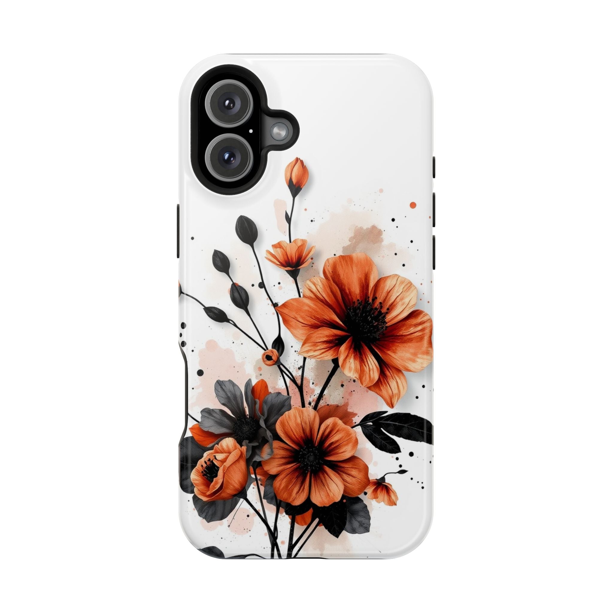 iPhone Floral Watercolor Splash 3D Digital Slim iPhone Everyday · iPhone Case