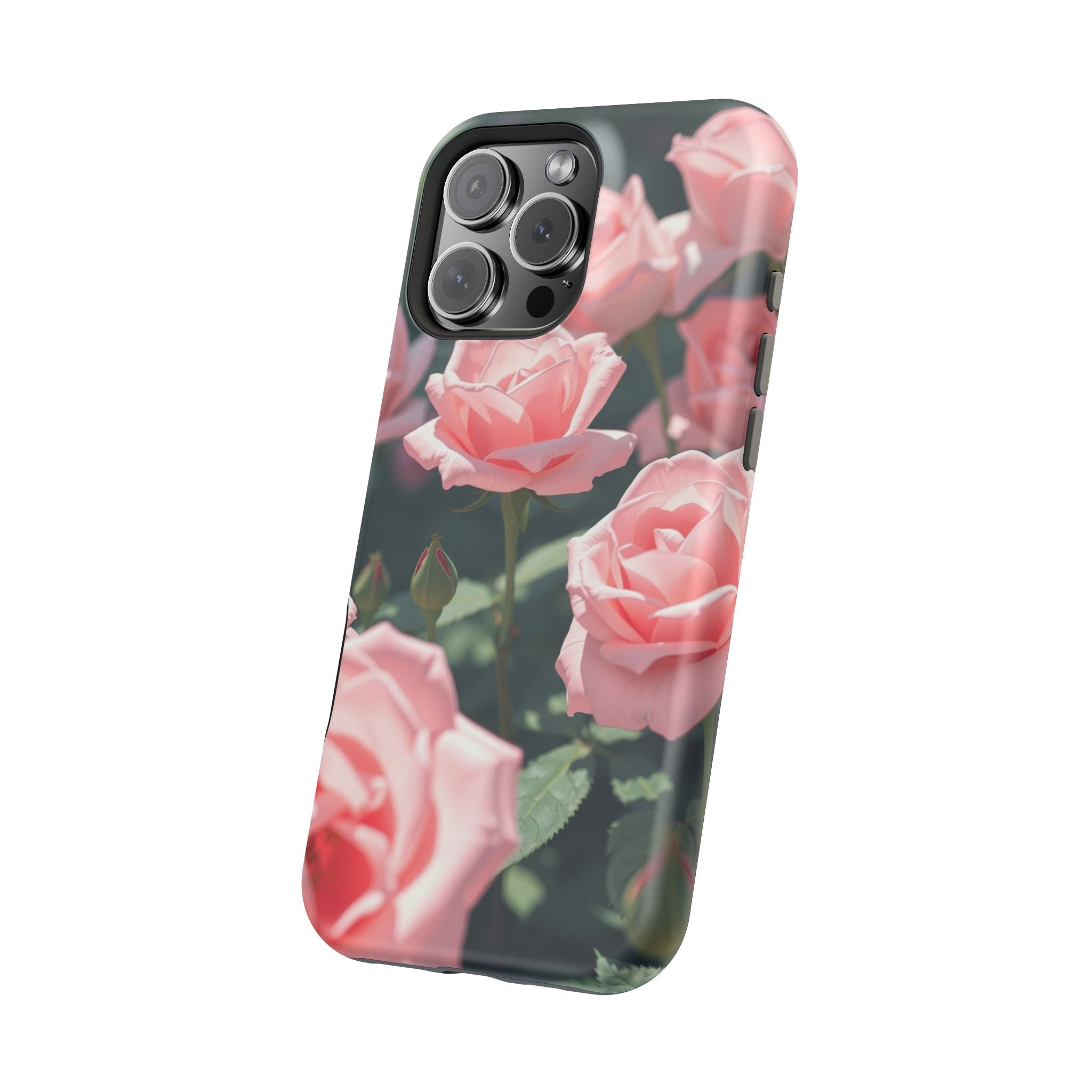 iPhone Mint And Blush Rose Garden Bold Modern Everyday Snap Case · iPhone Case