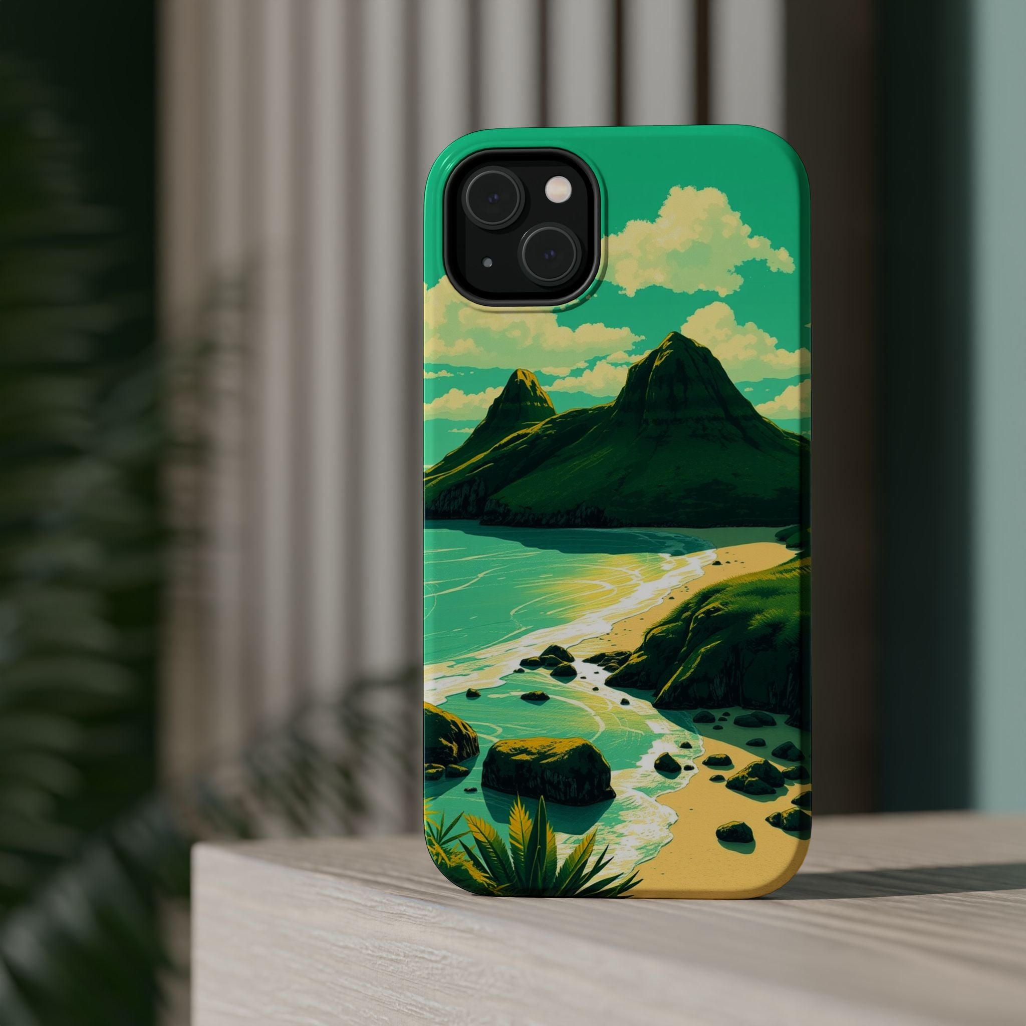 iPhone Hibiscus Coast Hand-Drawn Sketch Slim Everyday iPhone Designer · iPhone C