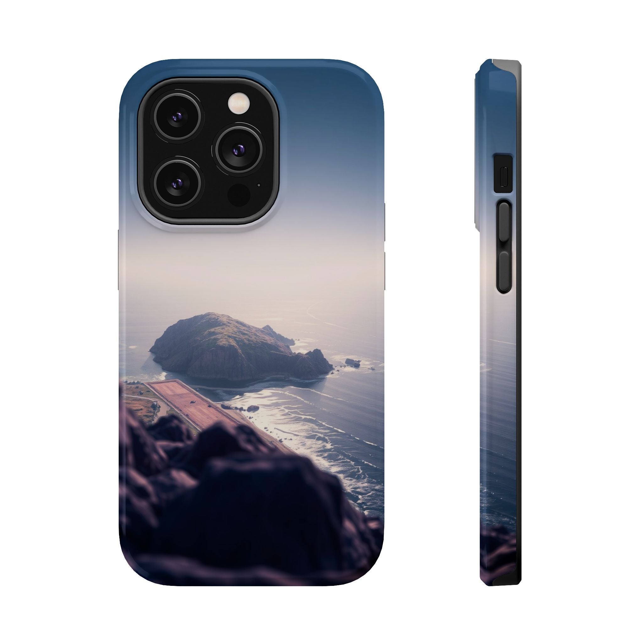 iPhone Shoreline Aerial Enchanted Art Slim Everyday Designer Case · iPhone Case