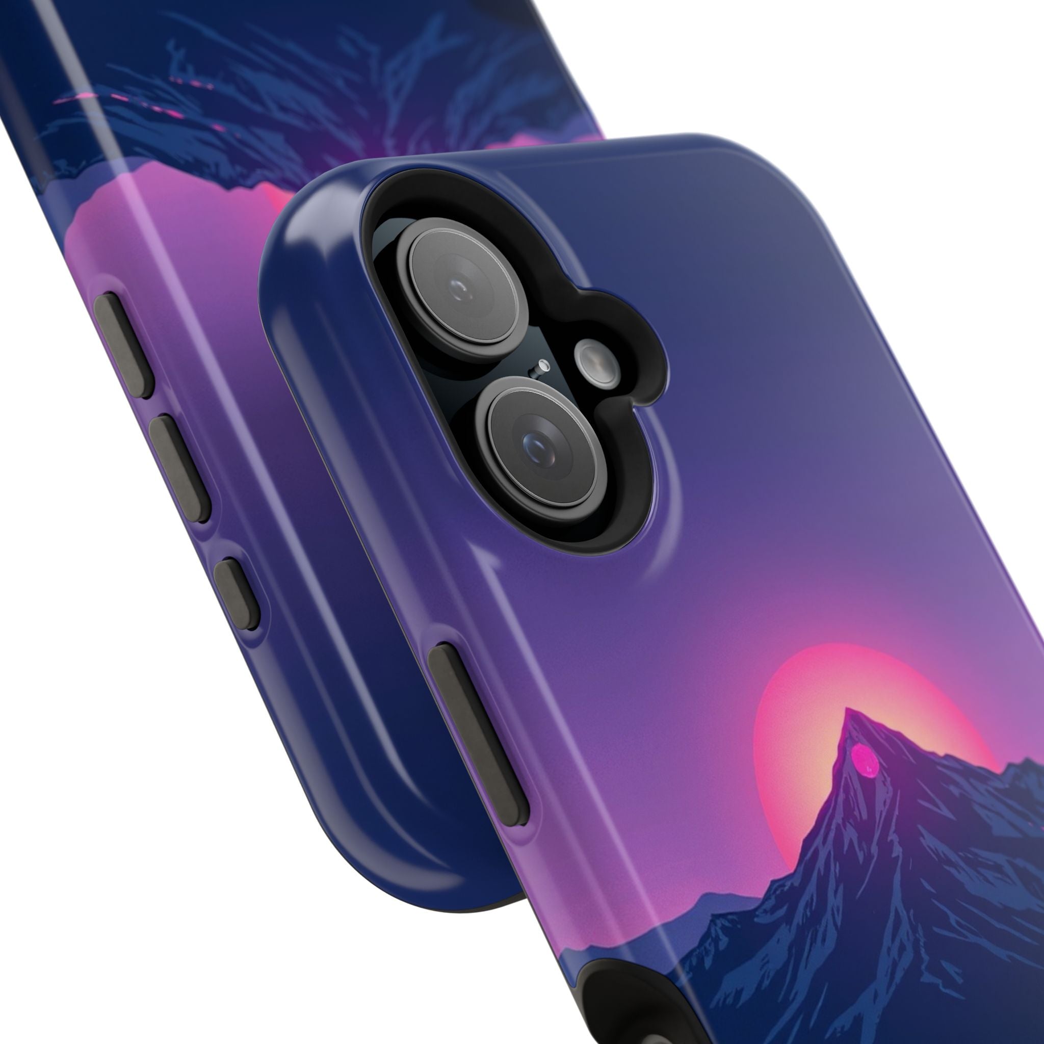 iPhone Mountain at Sunrise Electric Art Slim Everyday iPhone 15 · iPhone Case