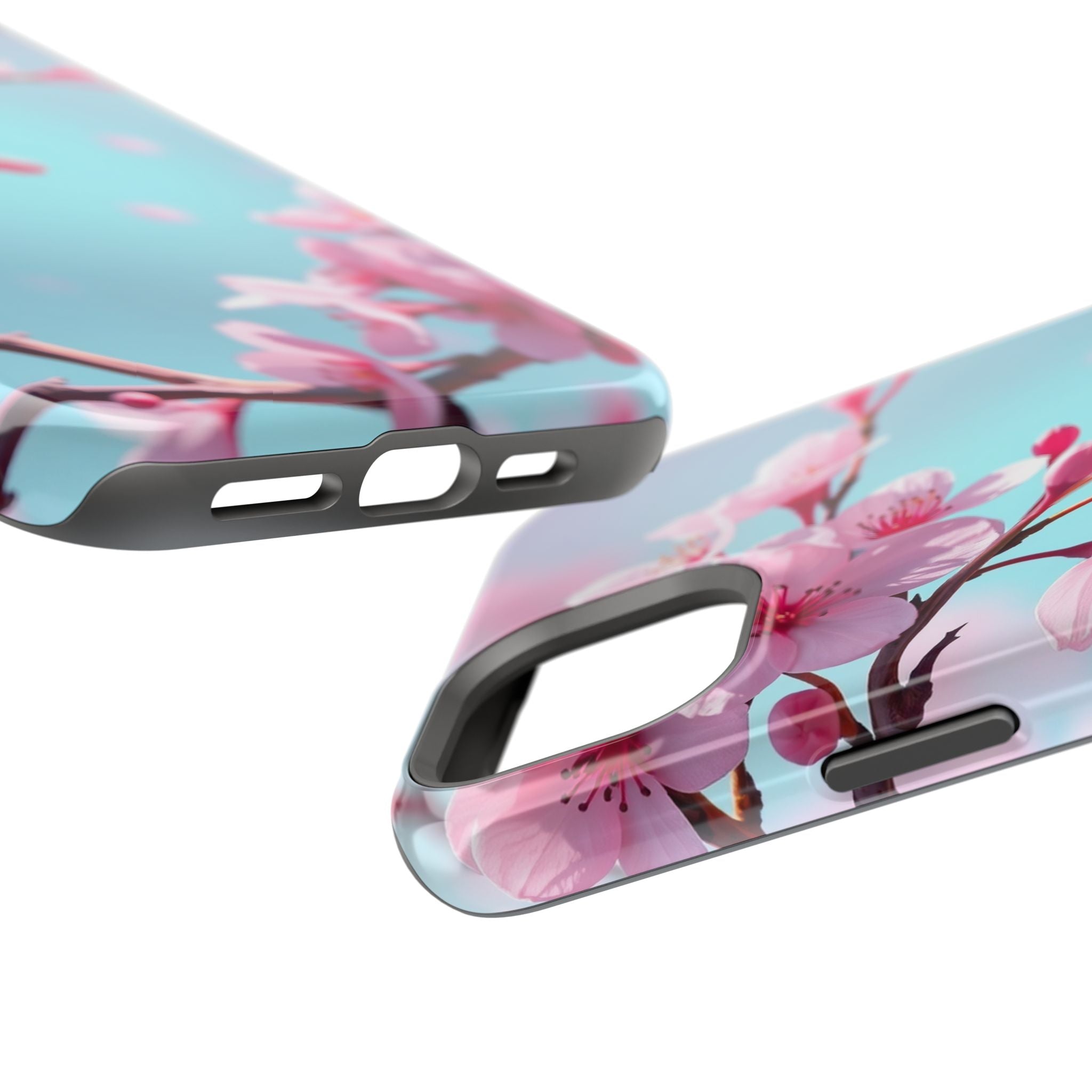 iPhone Cherry Blossom Electric Art Bold Modern Everyday Snap Case · iPhone Case