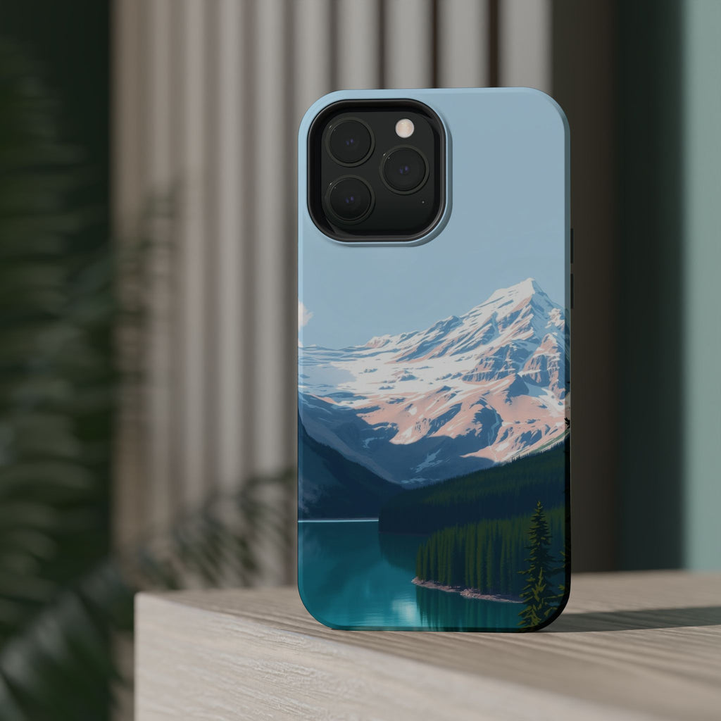 iPhone Serene Glacier Lake Design Bold Modern Everyday Snap Case · iPhone Case