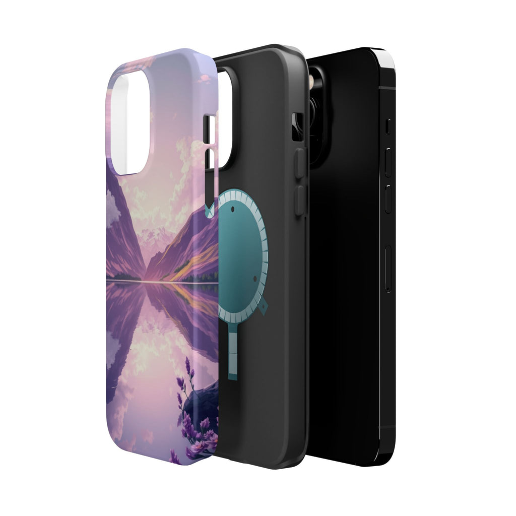 iPhone Lavender And Pearl Fjord Reflection Slim iPhone Everyday · iPhone Case