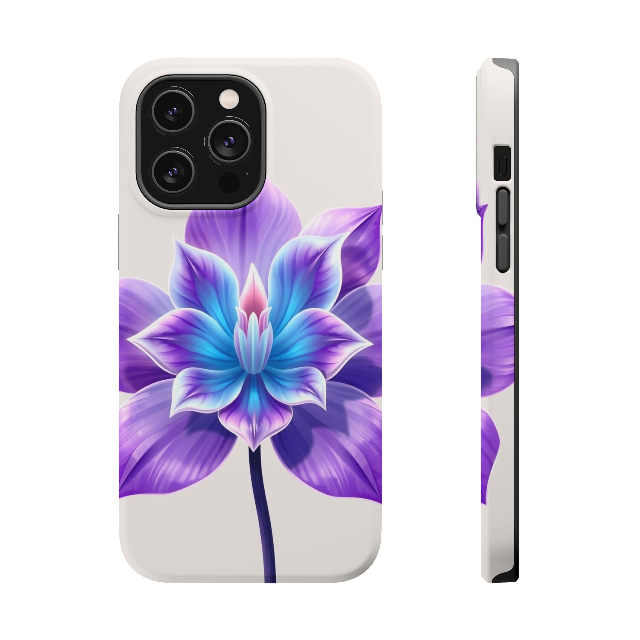 iPhone Dreamy Neon Floral Design 10 Slim Everyday Designer Case · iPhone Case