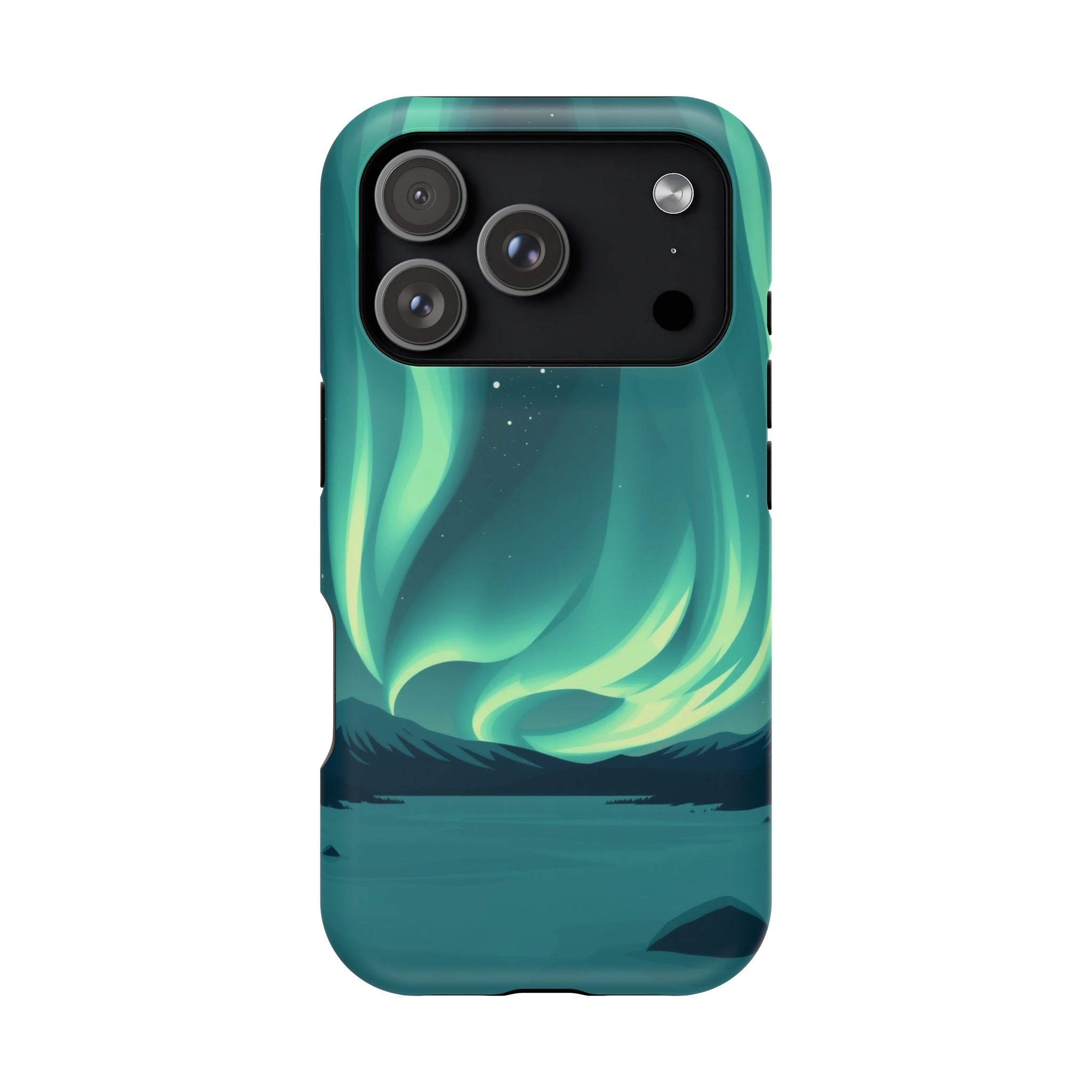 iPhone Northern Lights Abstract Geometric Slim iPhone Everyday Designer · iPhone