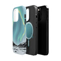 iPhone Charcoal And Copper Northern Lights Slim iPhone Everyday · iPhone Case