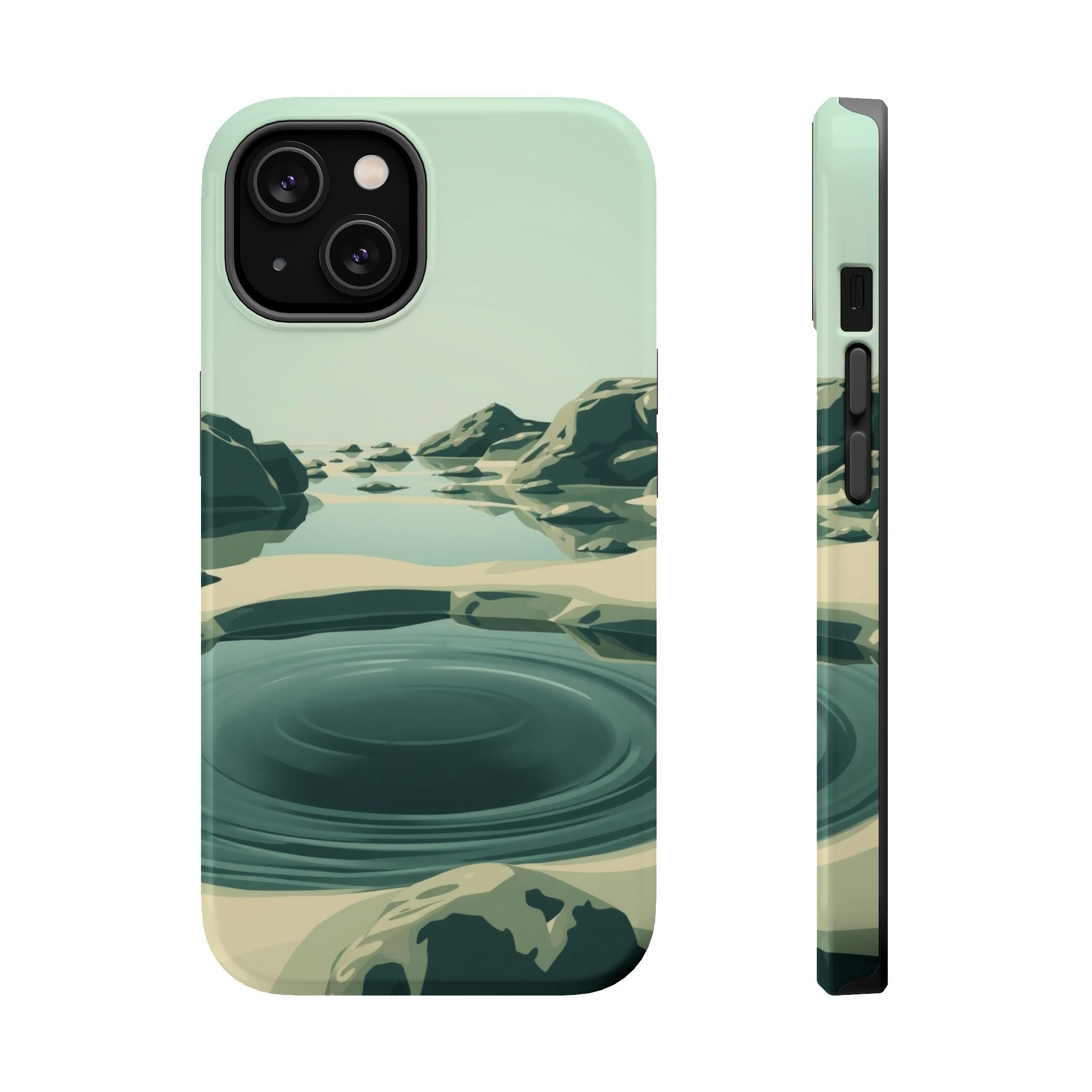 iPhone Radiant Tidal Pool Design Bold Modern Everyday Snap Case · iPhone Case