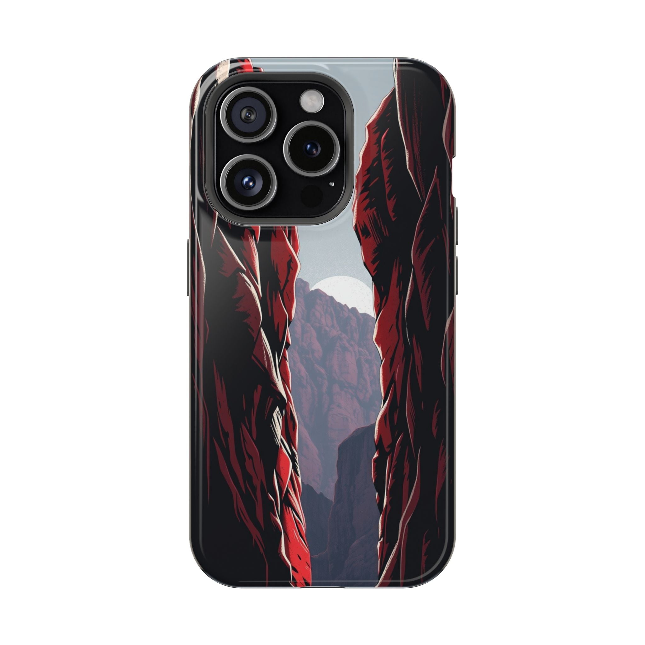 iPhone Serene Canyon Wall Design Bold Modern Everyday Snap Case · iPhone Case