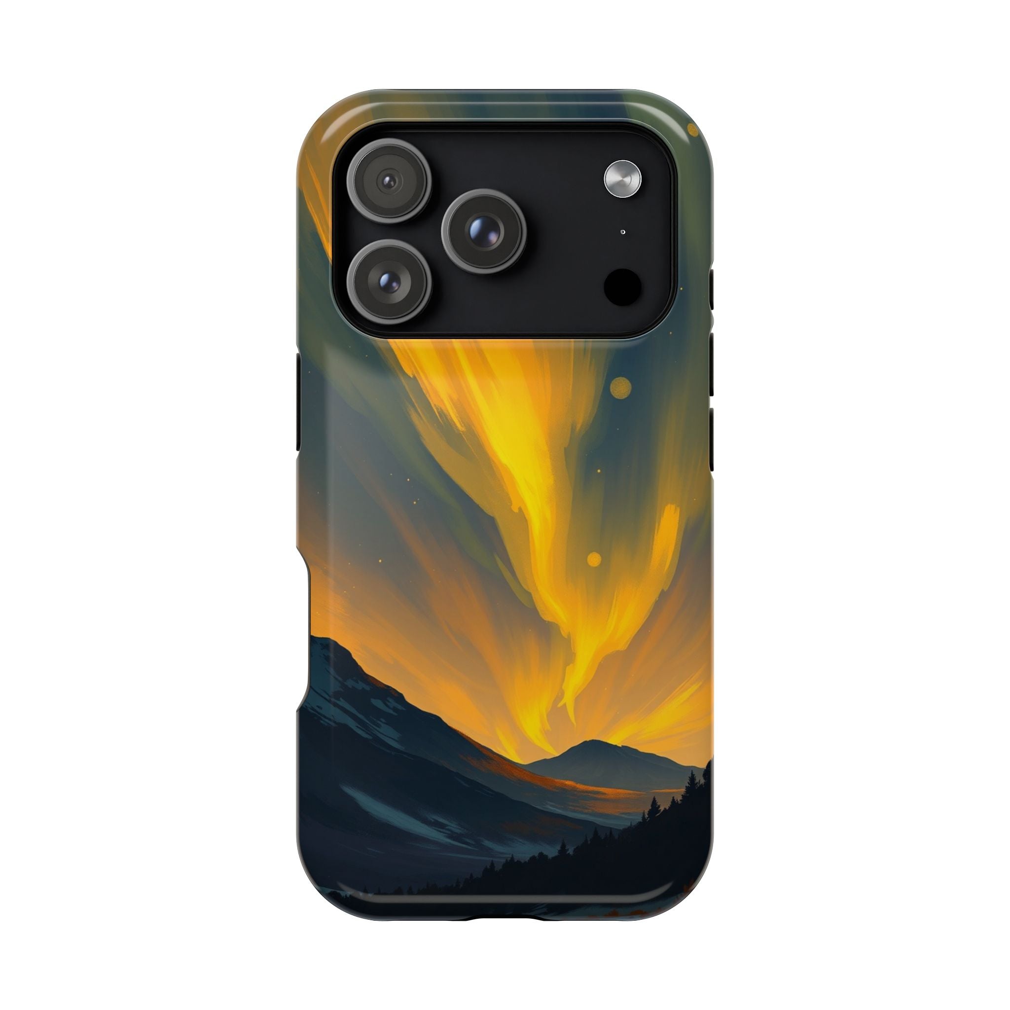 iPhone Serene Northern Lights Design Slim Everyday Designer Case · iPhone Case