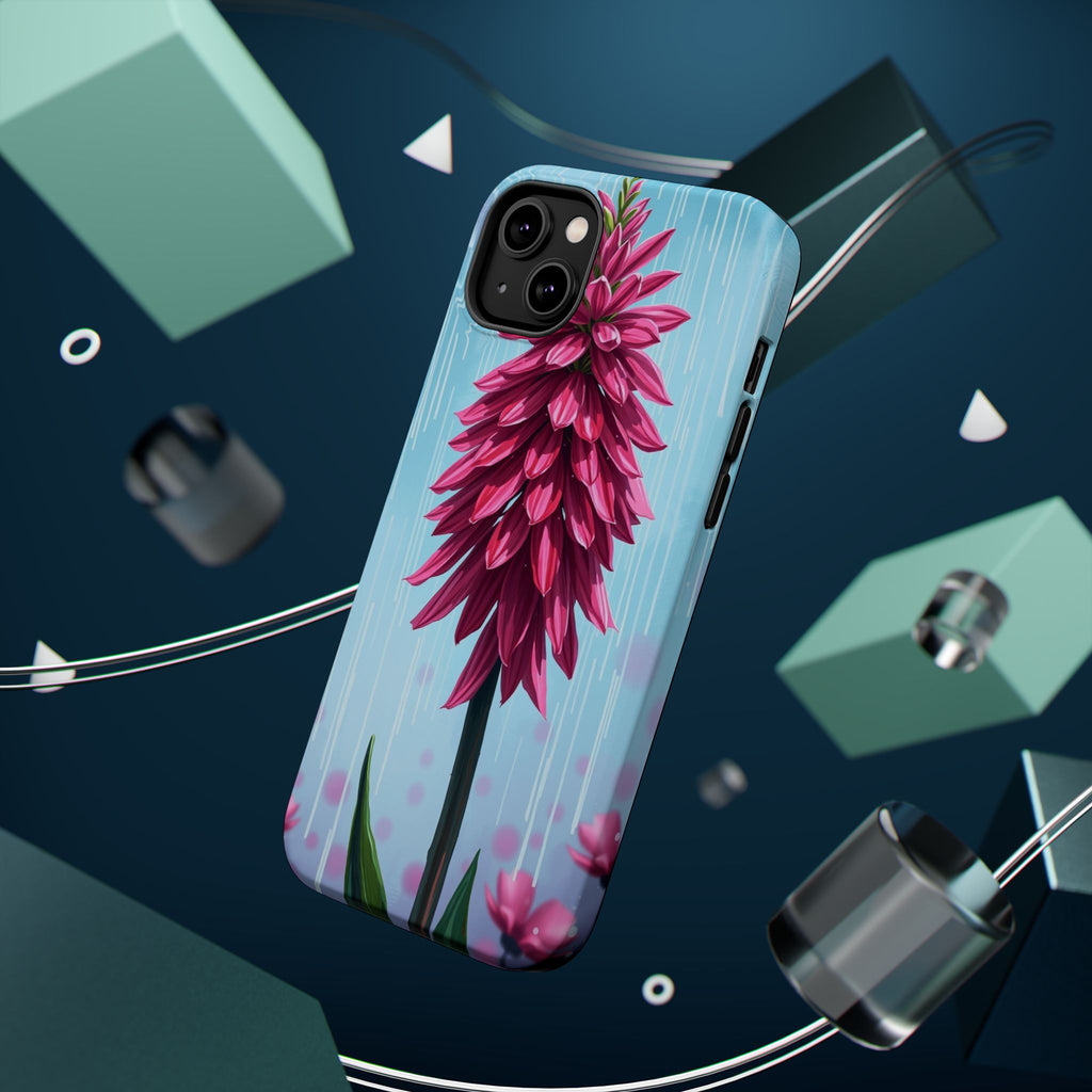 iPhone Cyan And Magenta Spring Shower Bloom Slim iPhone Everyday · iPhone Case