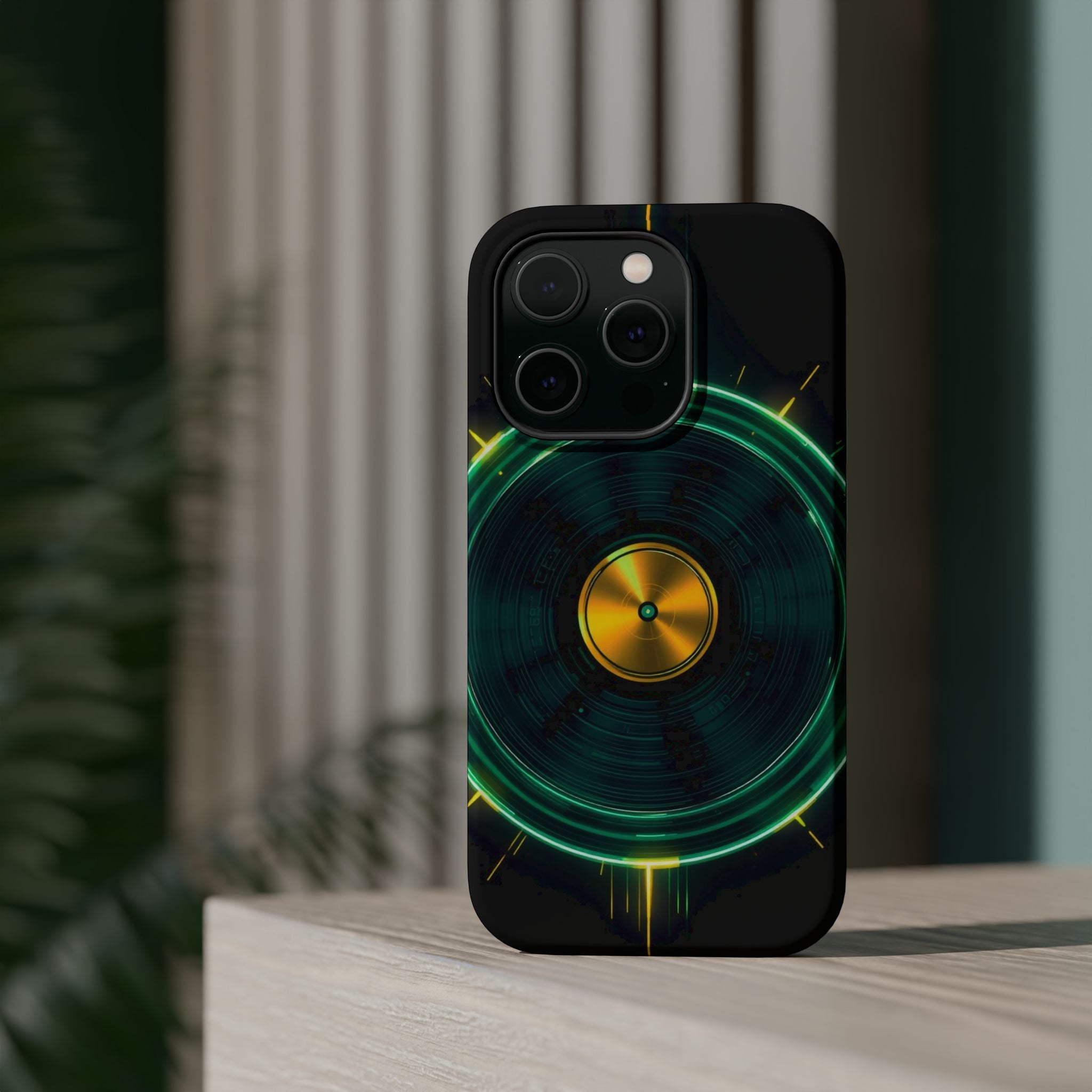 iPhone Dreamy Record Vinyl Spin Design Slim Everyday Designer Case · iPhone Case