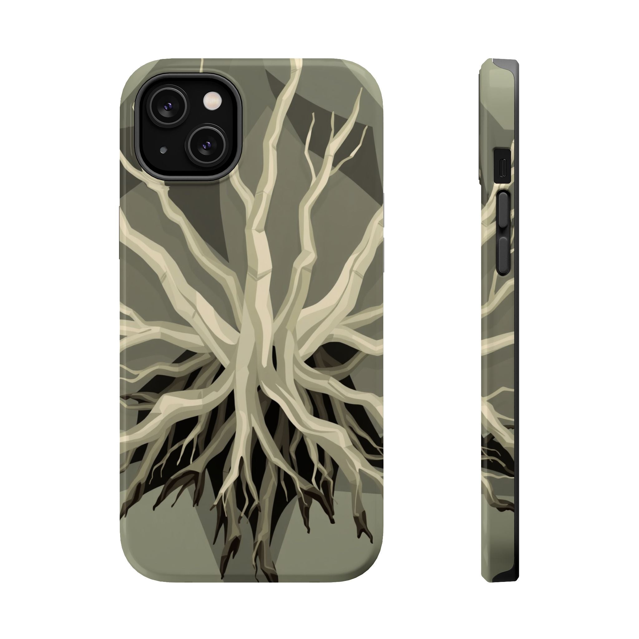 iPhone Sage And Ivory Mangrove Roots Slim Everyday Designer Case · iPhone Case