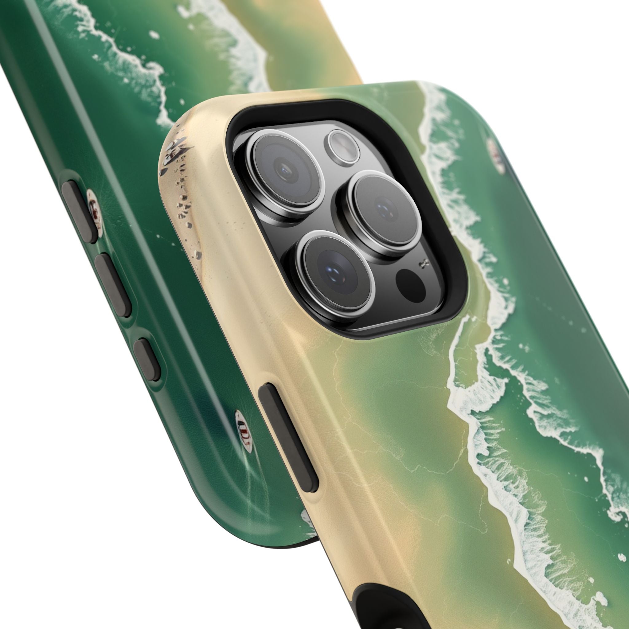 iPhone Shoreline Aerial Bold Art Bold Modern Everyday Snap Case · iPhone Case