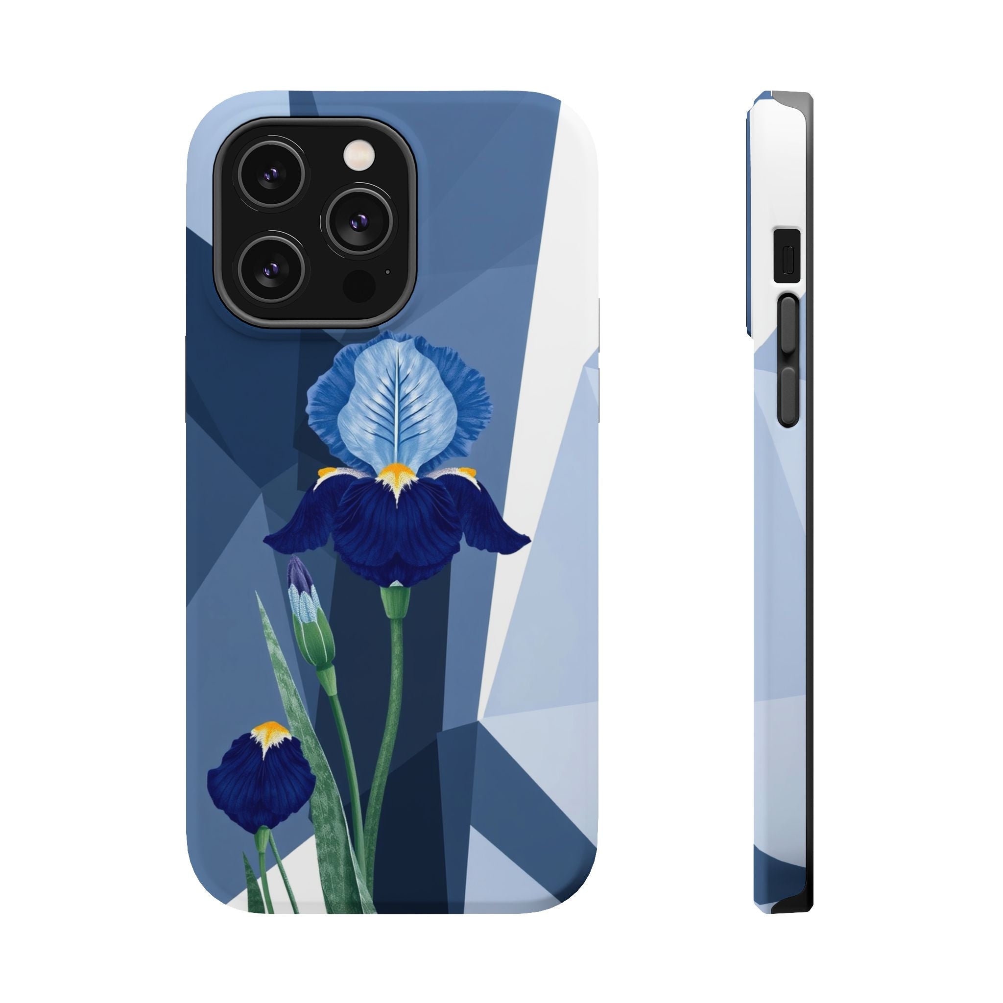iPhone Earthy Iris Garden Design Bold Modern Everyday Snap Case · iPhone Case