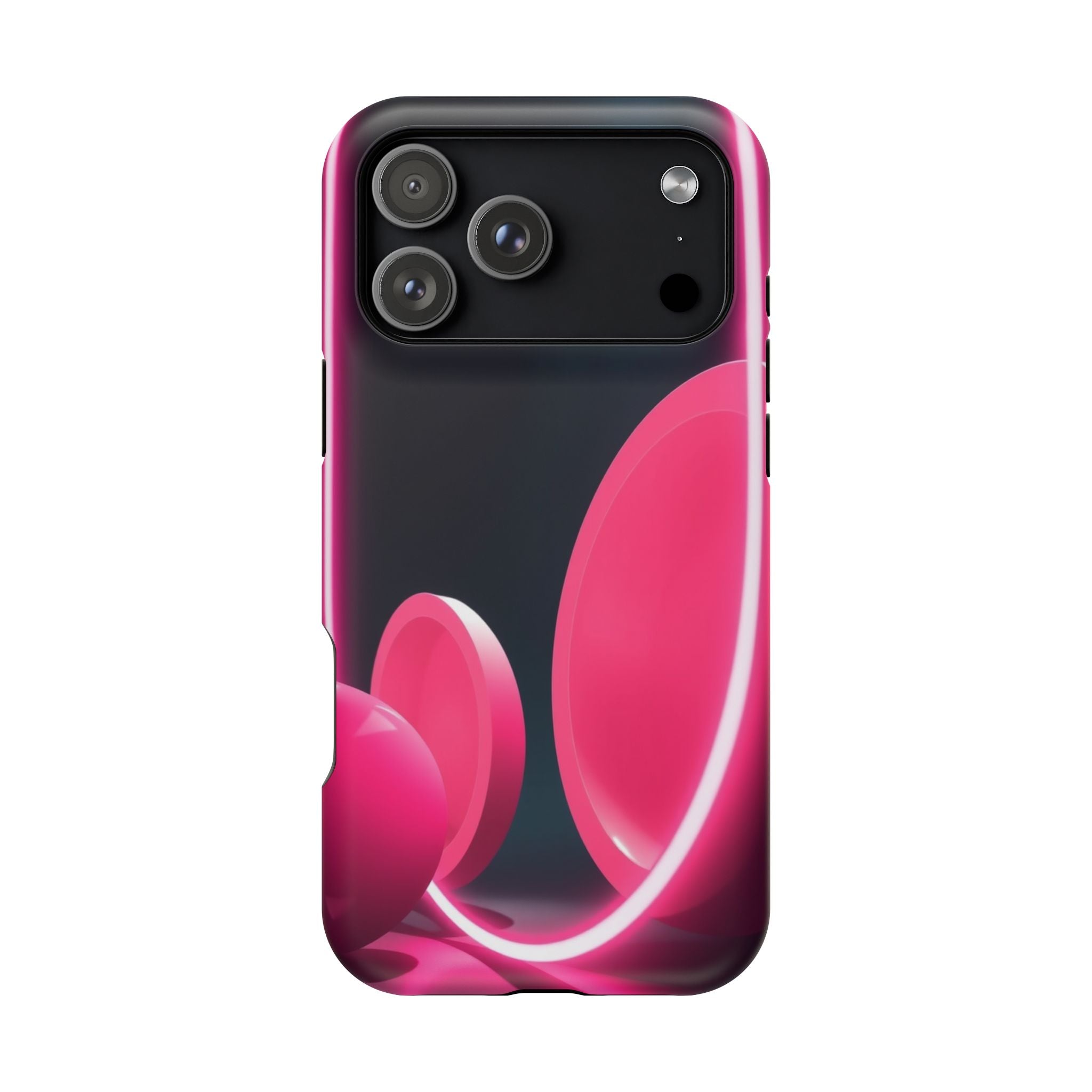iPhone 1960s Mod Circles Neon Cyberpunk Slim Everyday Designer Case · iPhone Cas