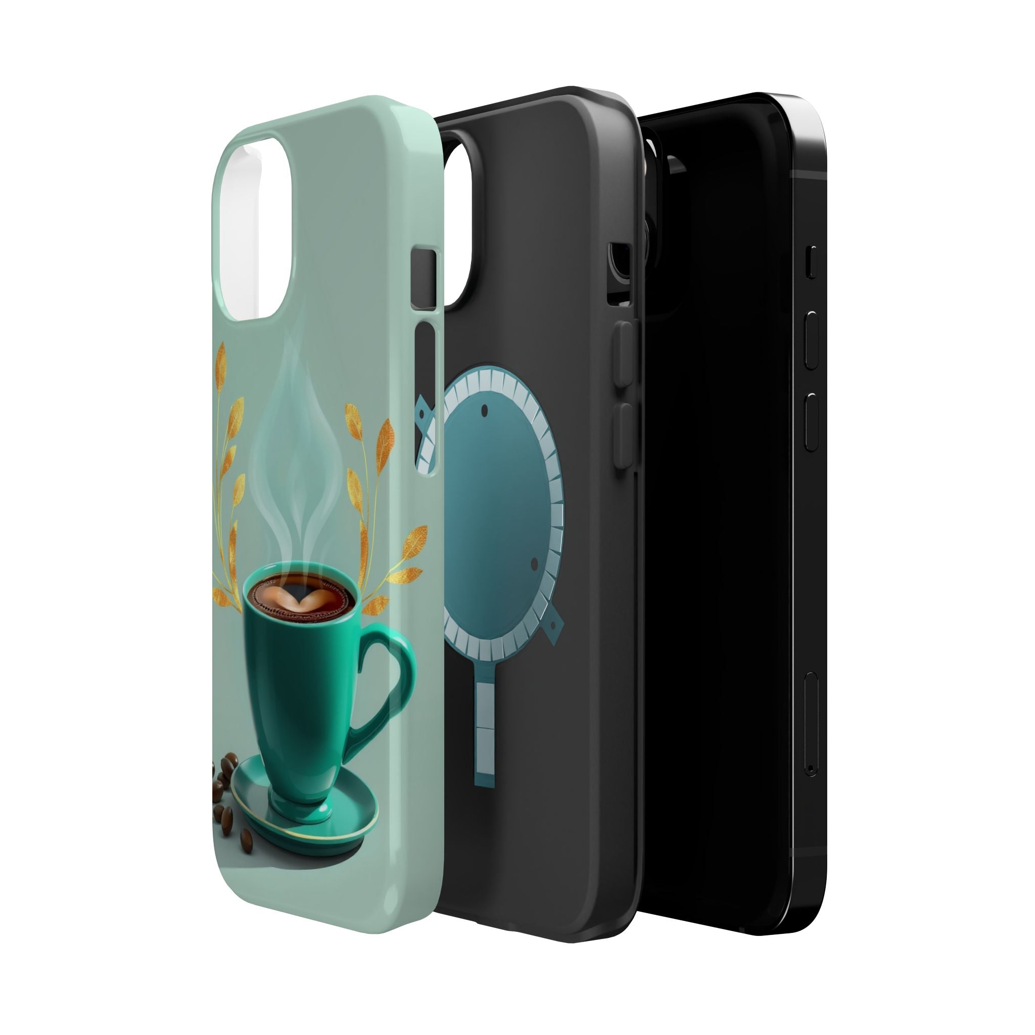 iPhone Radiant Emotional Support Coffee Design Soft Finish Everyday Case · iPhon