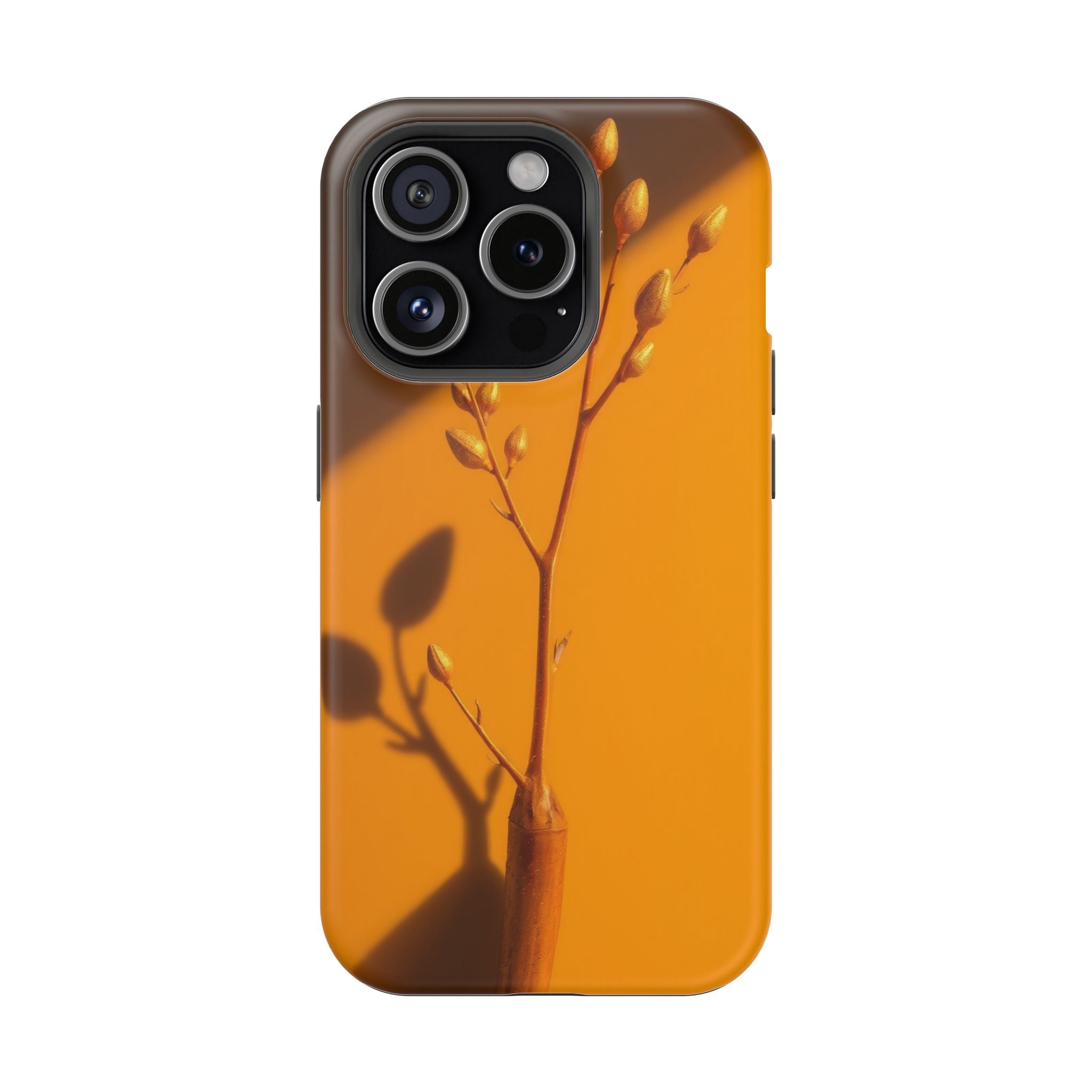 iPhone Mustard And Rust Minimalist Stem Slim Everyday iPhone Designer · iPhone C