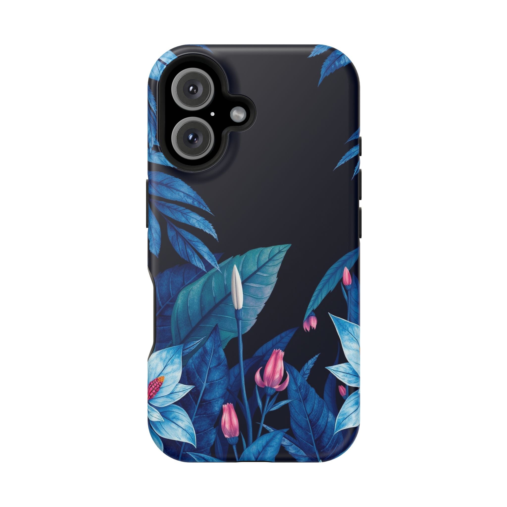 iPhone Serene Jungle Floral Design Clean Minimal Snap Cas Slim Snap Case · iPhon