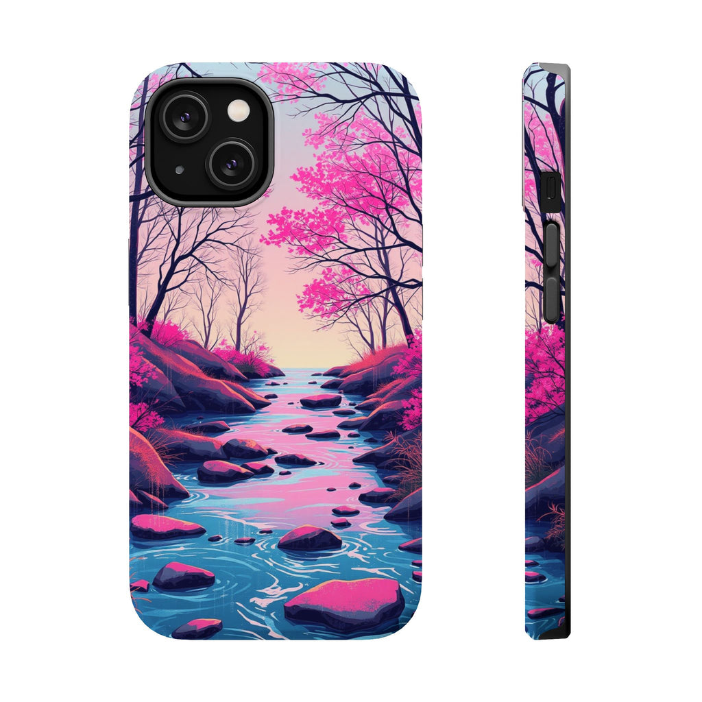 iPhone Spring Creek Mystic Art 15 Bold Modern Everyday Snap Case · iPhone Case
