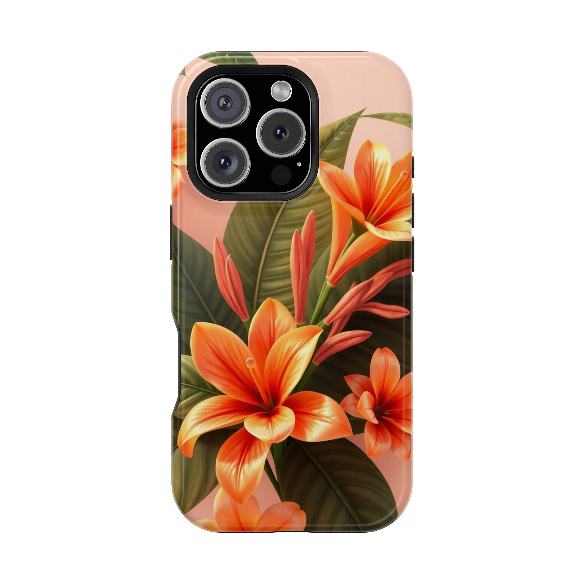 iPhone Tropical Bloom 3D Digital Bold Modern Everyday Snap Case · iPhone Case