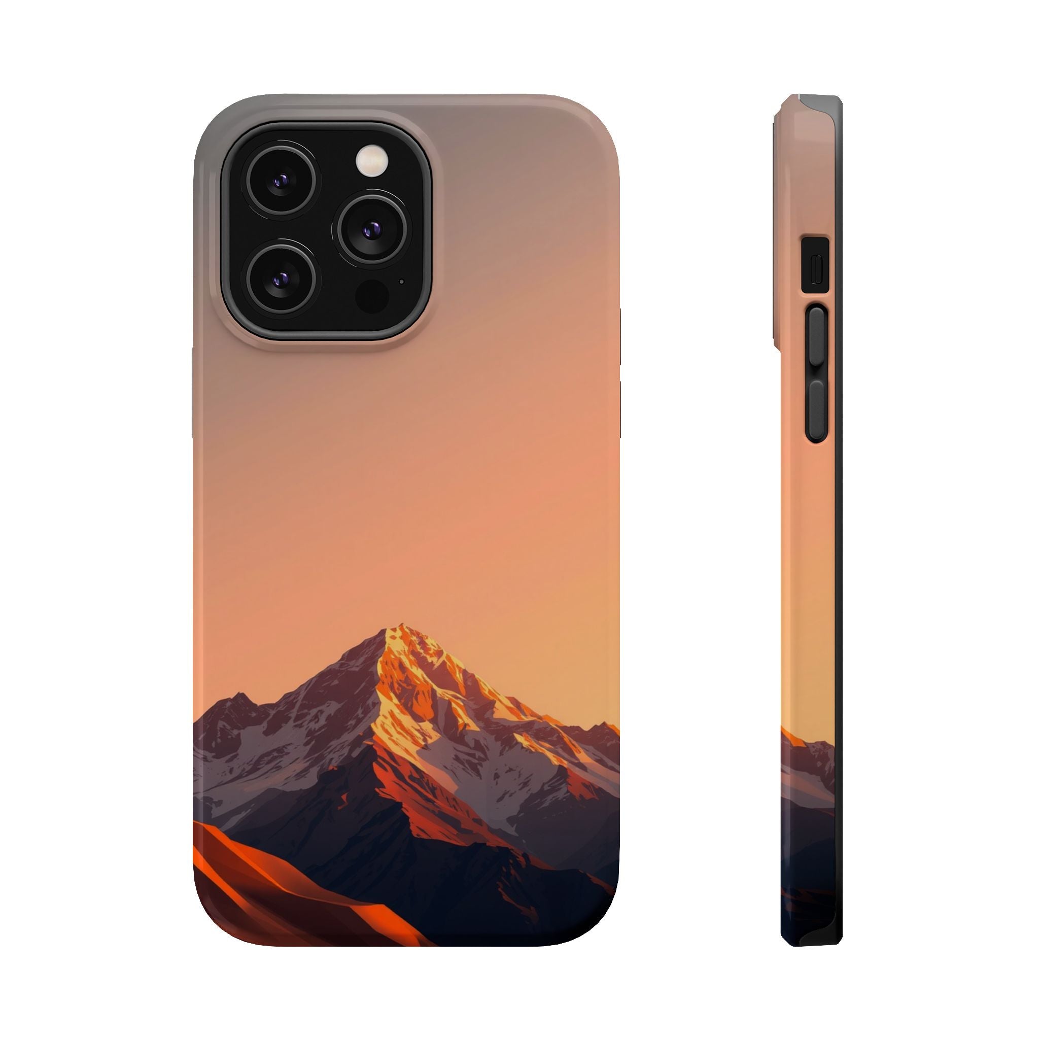 iPhone Mountain at Sunrise Bold Art 10 Slim Everyday Designer Case · iPhone Case