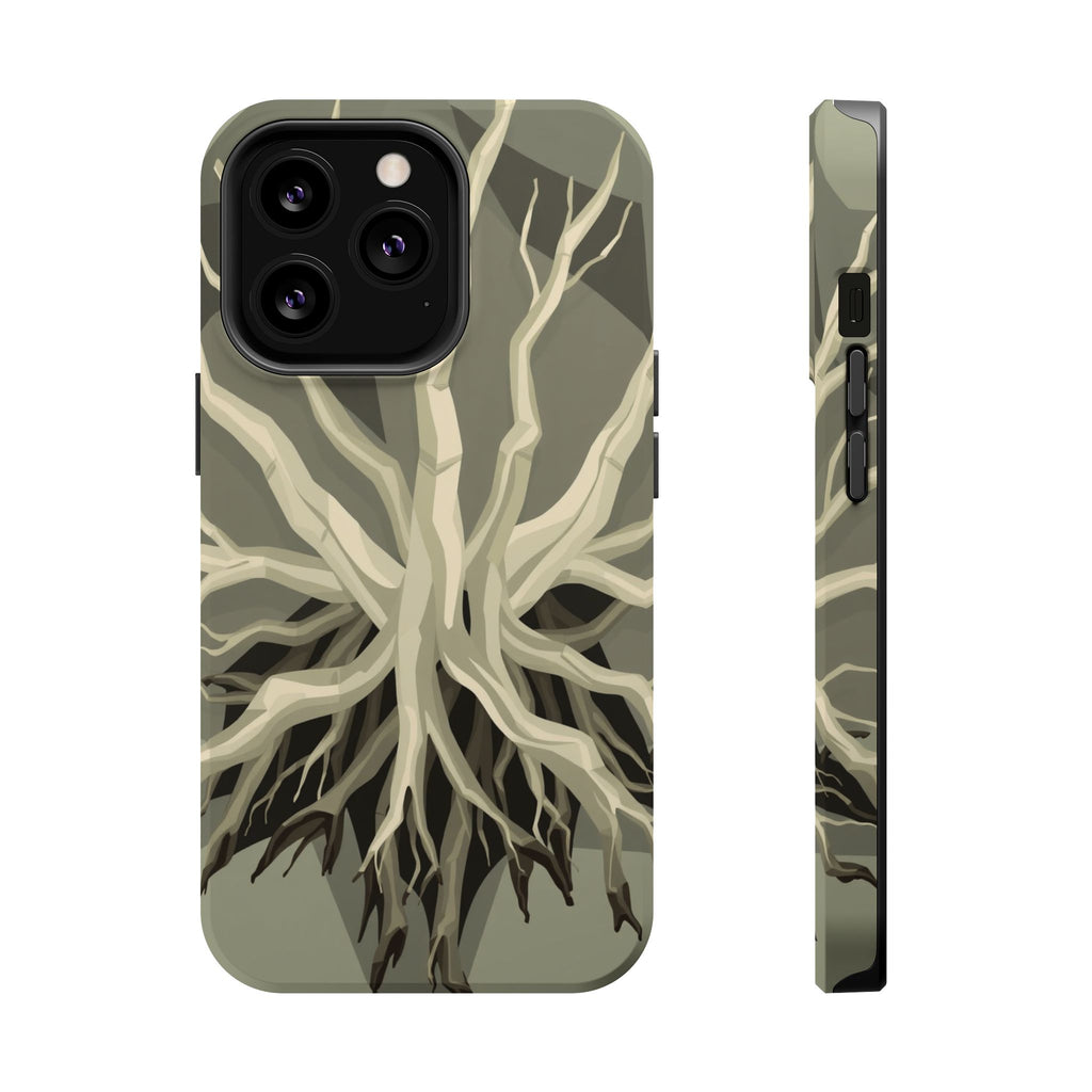 iPhone Sage And Ivory Mangrove Roots Slim Everyday Designer Case · iPhone Case