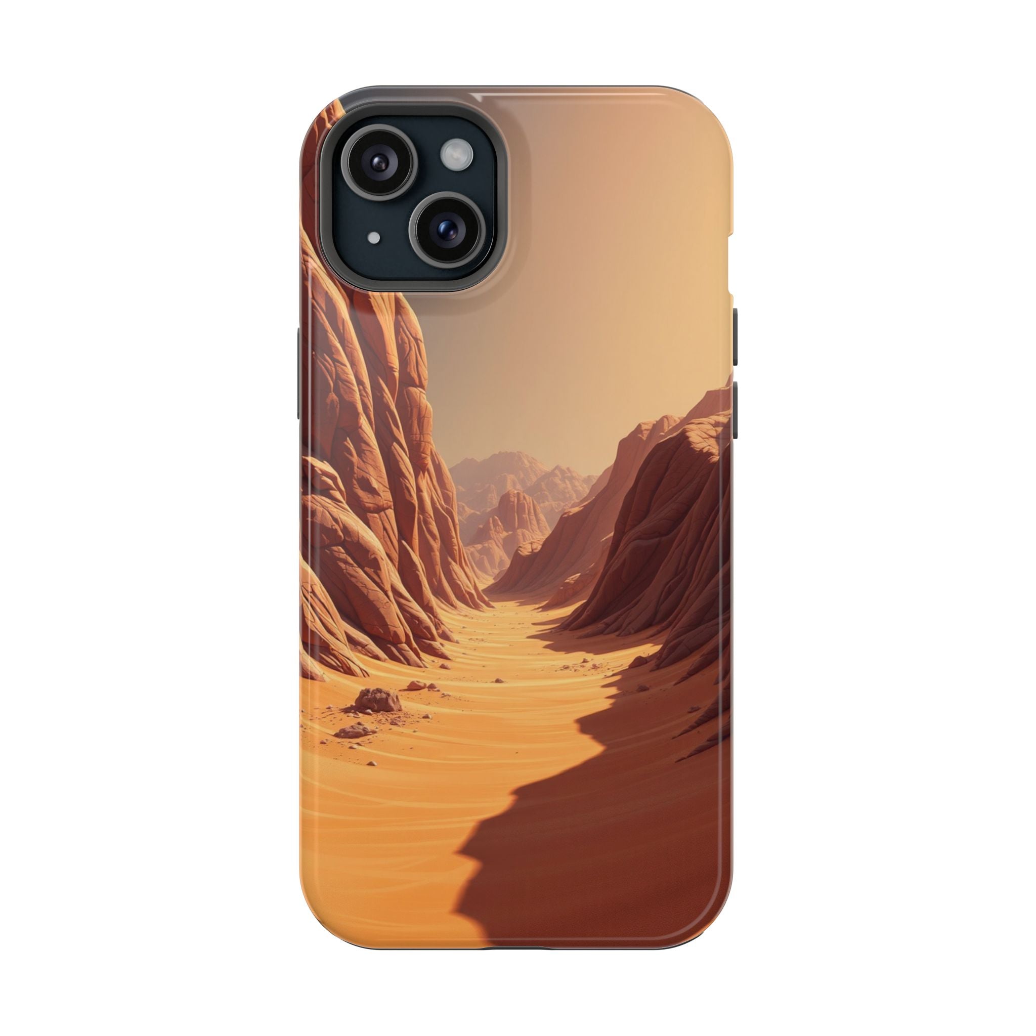 iPhone Burnt Orange And Sand Valley Floor Slim iPhone 20 Everyday · iPhone Case