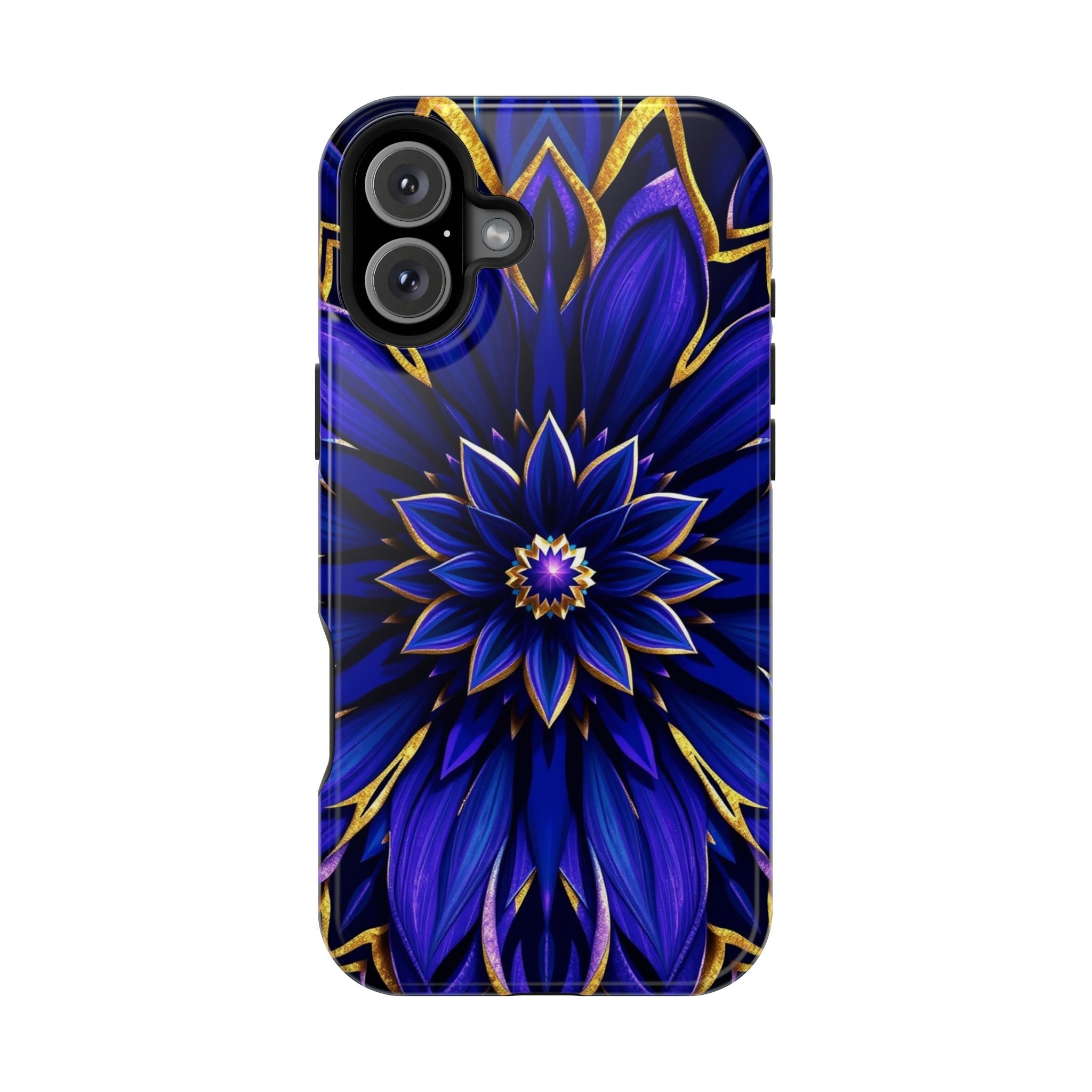 iPhone Floral Mandala Electric Art 14 Slim Everyday Designer Case · iPhone Case
