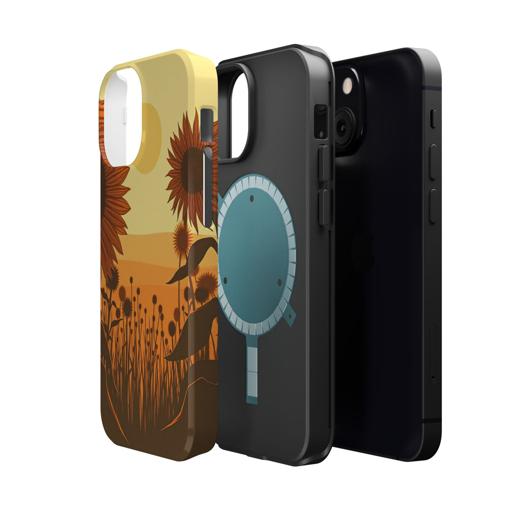 iPhone Serene Sunflower Prairie Design Slim Everyday Designer Case · iPhone Case