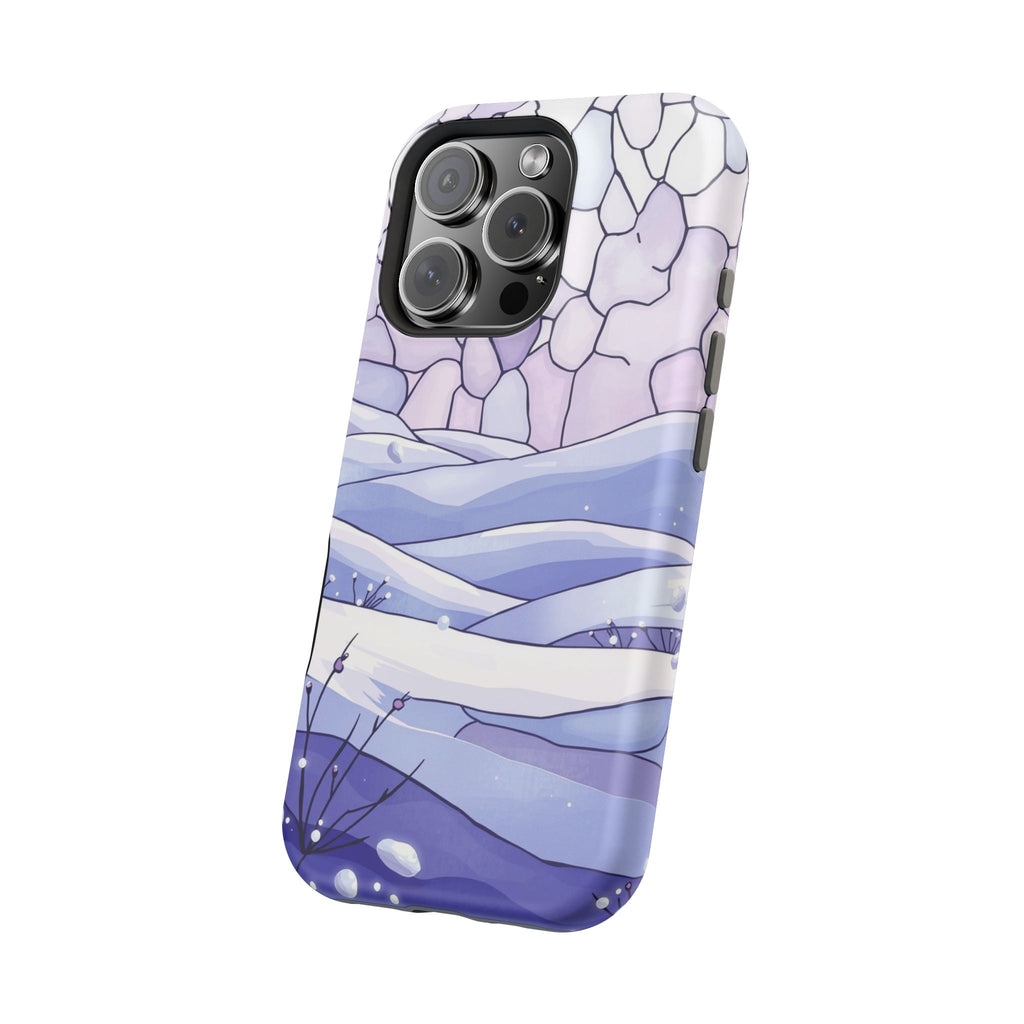 iPhone Snow Field Electric Art 11 Bold Modern Everyday Snap Case · iPhone Case
