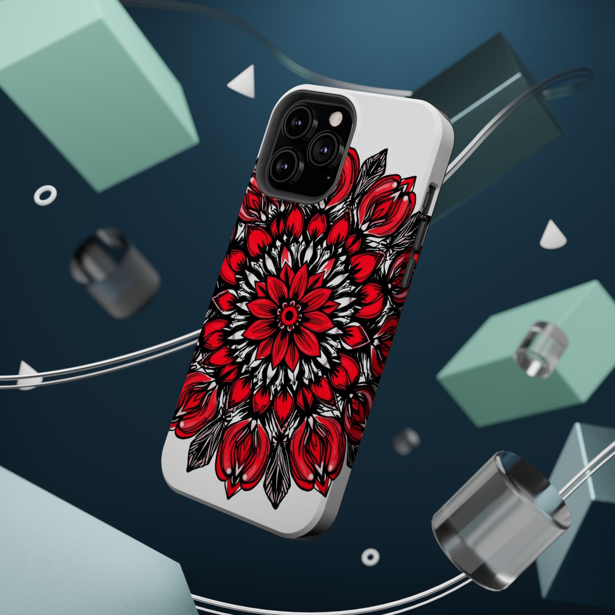 iPhone Floral Mandala Hand-Drawn Sketch Slim Everyday iPhone Designer · iPhone C
