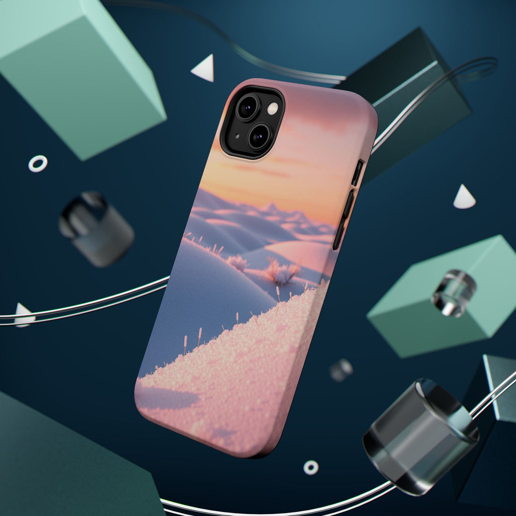 iPhone Snow Field 3D Digital Slim Everyday Designer Case · iPhone Case