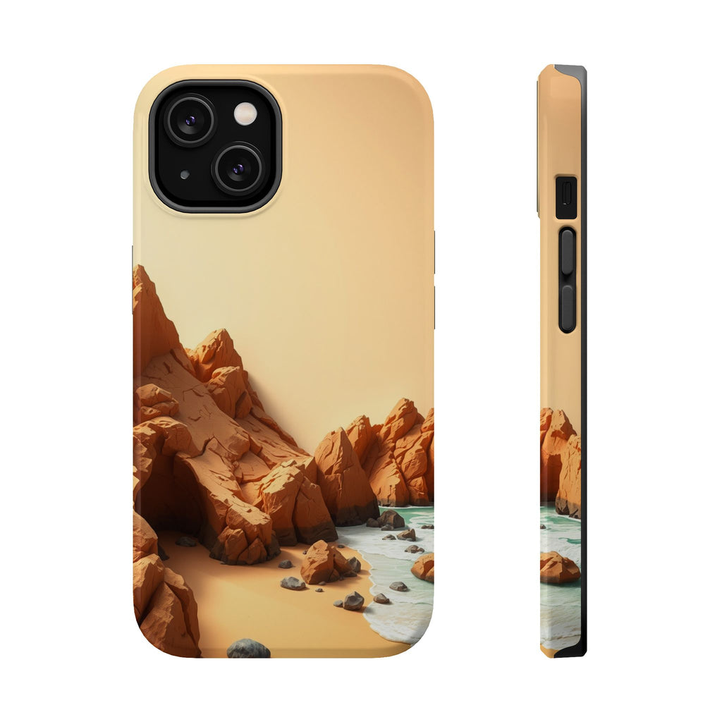 iPhone Serene Rocky Coastline Design Slim Everyday Designer Case · iPhone Case