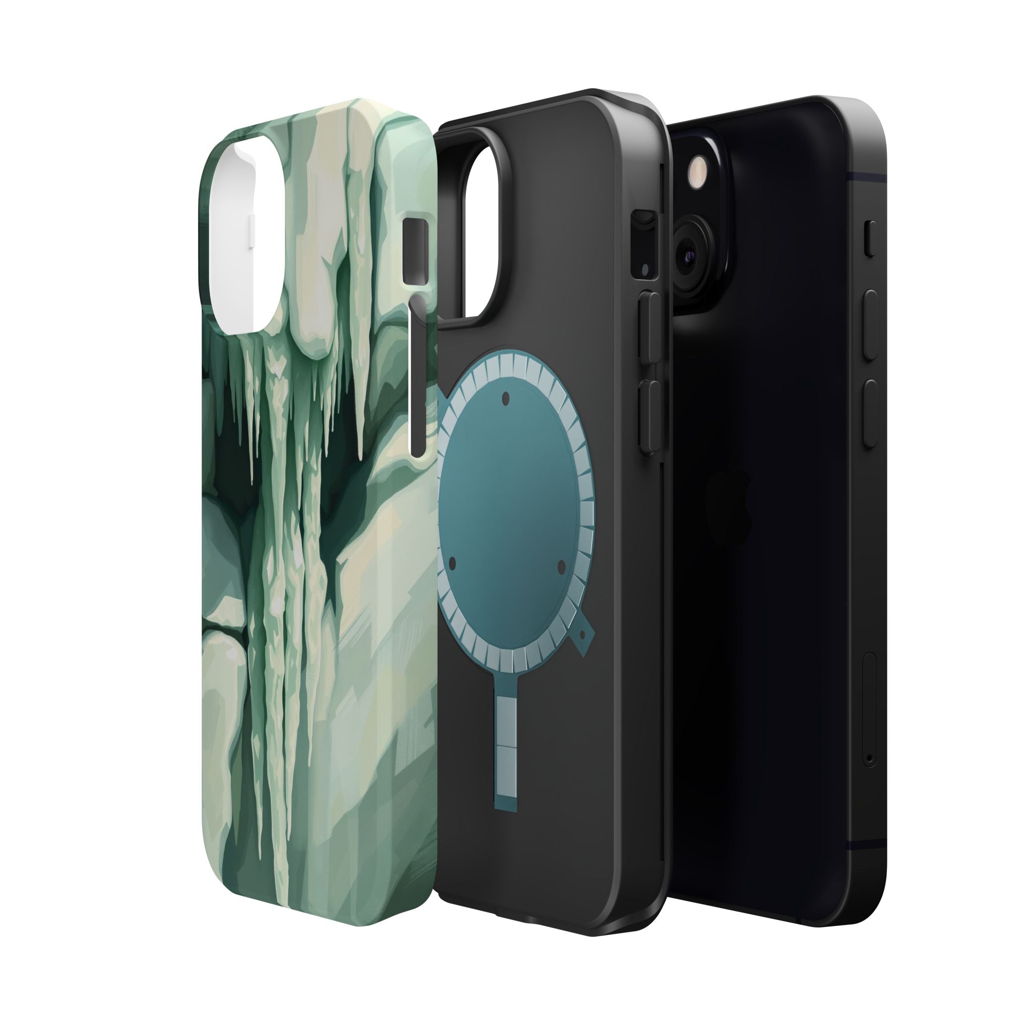 iPhone Earthy Icicle Formation Design Slim Everyday Designer Case · iPhone Case