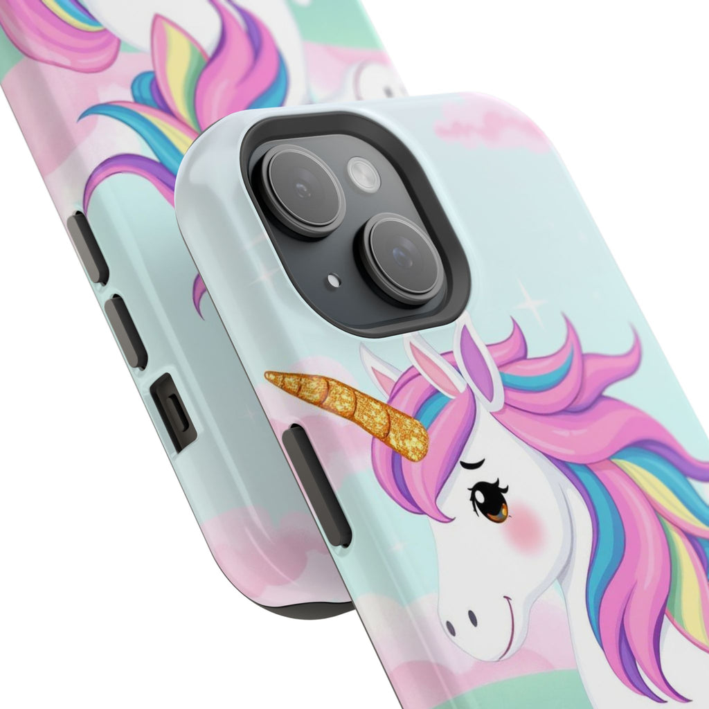 iPhone Rainbow Unicorn Kids Fun Soft iPhone Phone Case Gift Finish · iPhone Case
