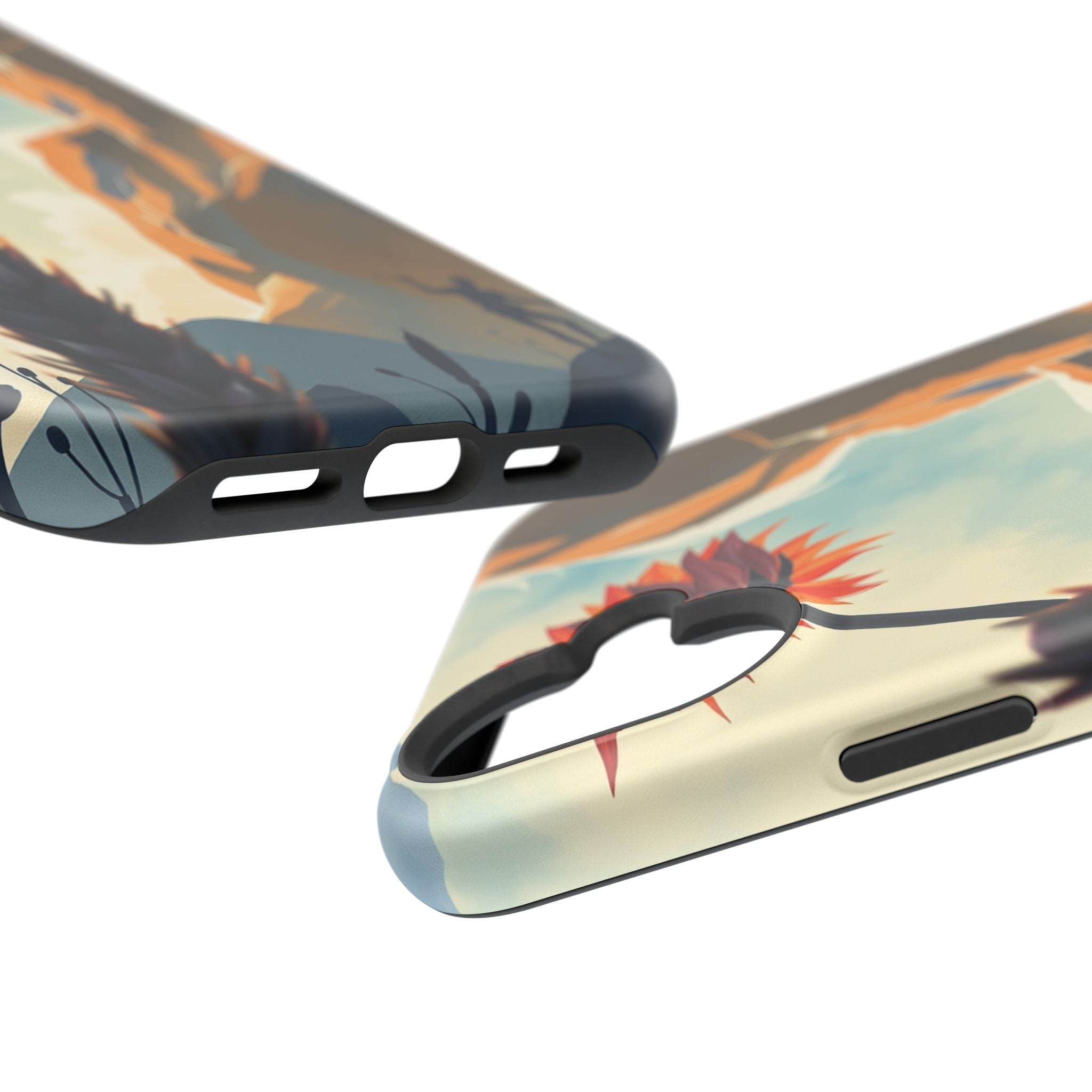 iPhone Bud Burst Vibrant Watercolor Artistic Everyday Cas Slim Snap Case · iPhon