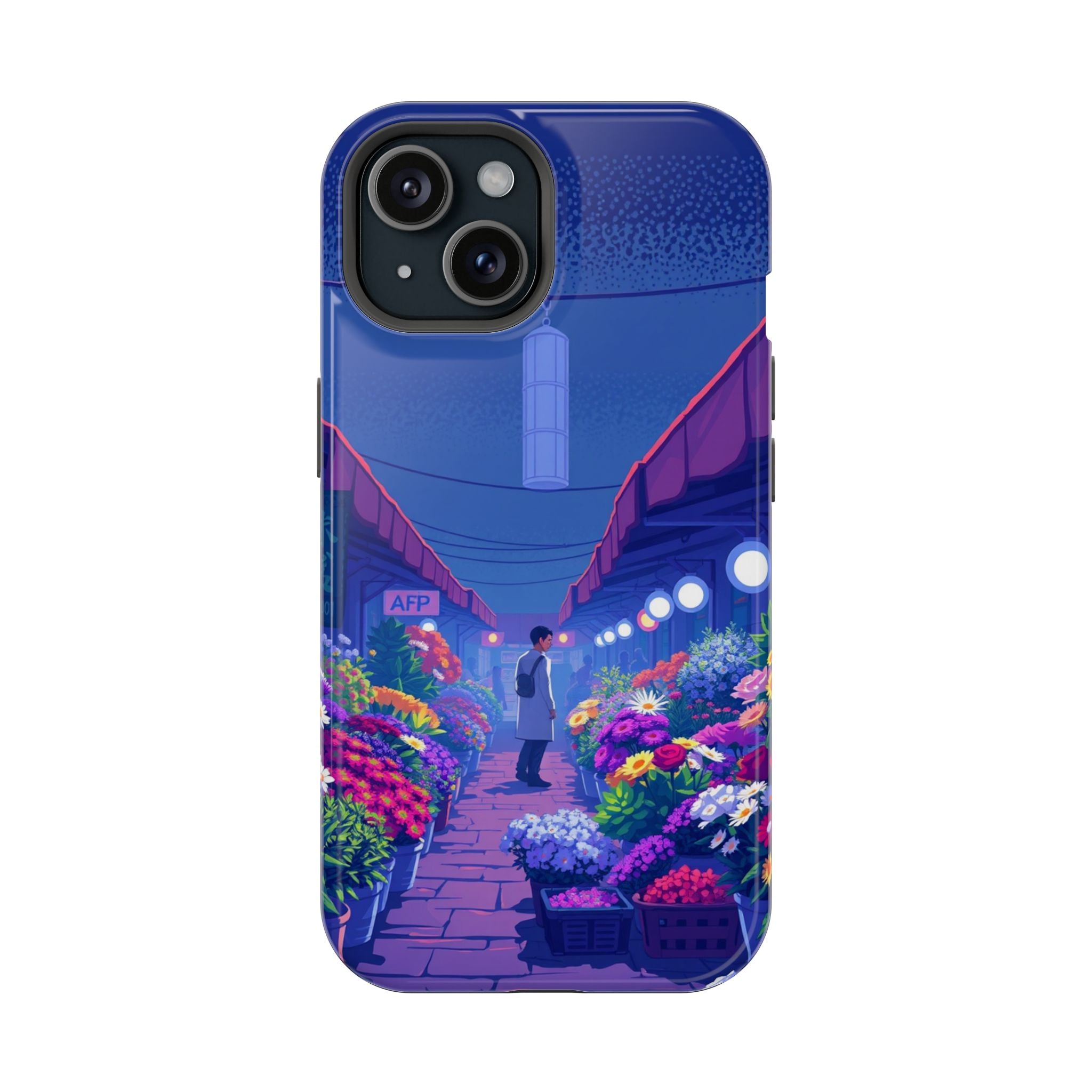 iPhone Flower Market Electric Art Bold Modern Everyday Snap Case · iPhone Case