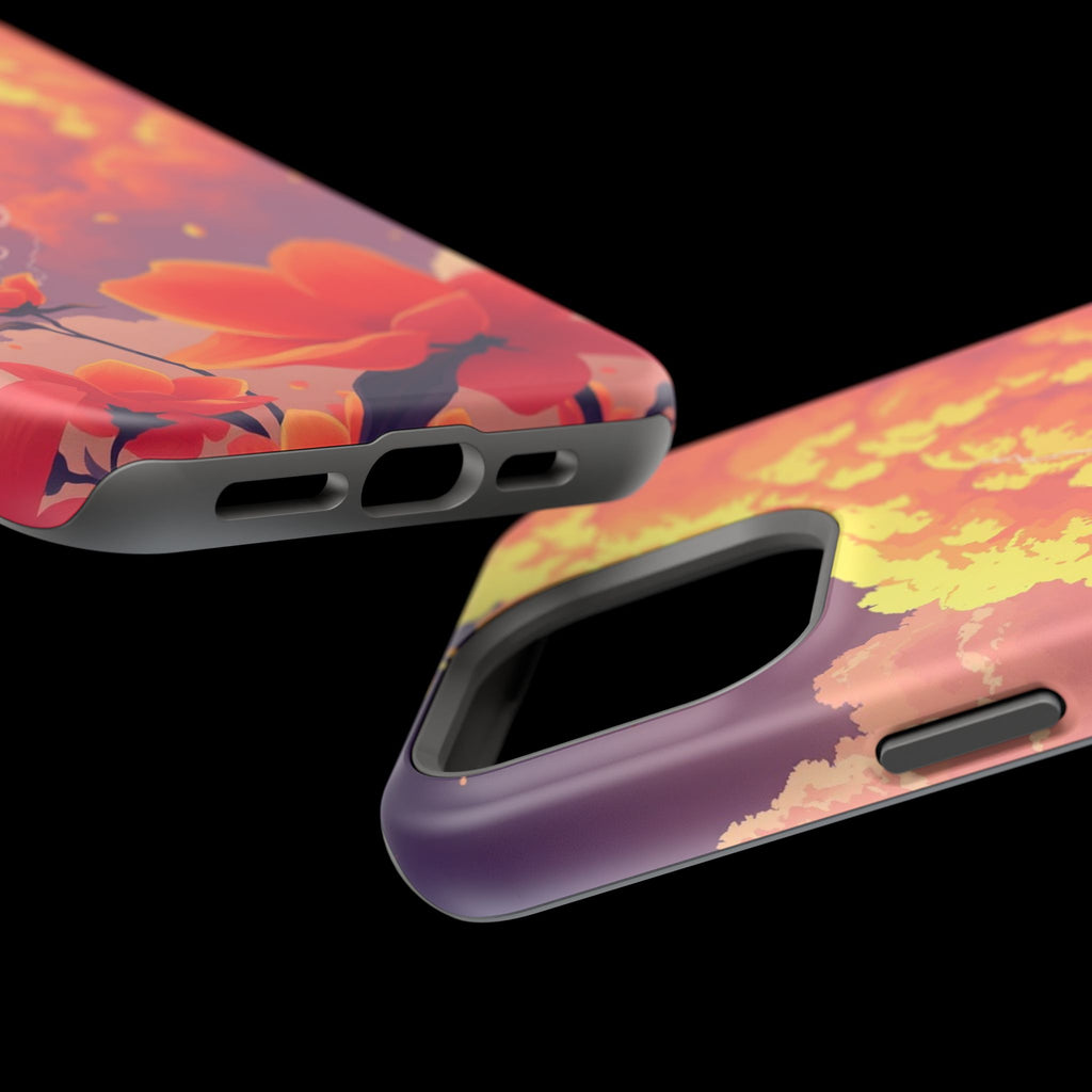 iPhone Sunset Amber And Peach Petal Storm Slim iPhone Everyday Designer · iPhone